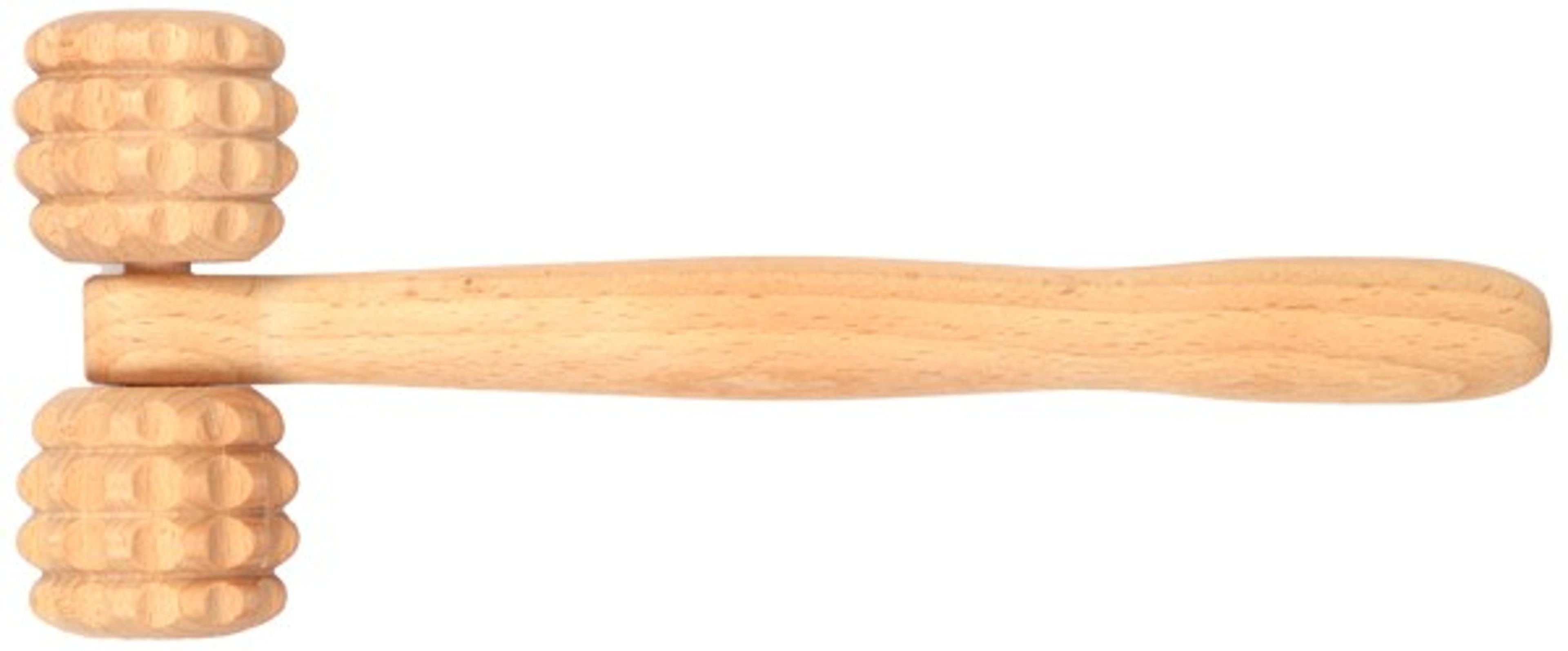 Gravidus Massageroller Massageroller Holz T-Form Massagestab Massage 23,5cm