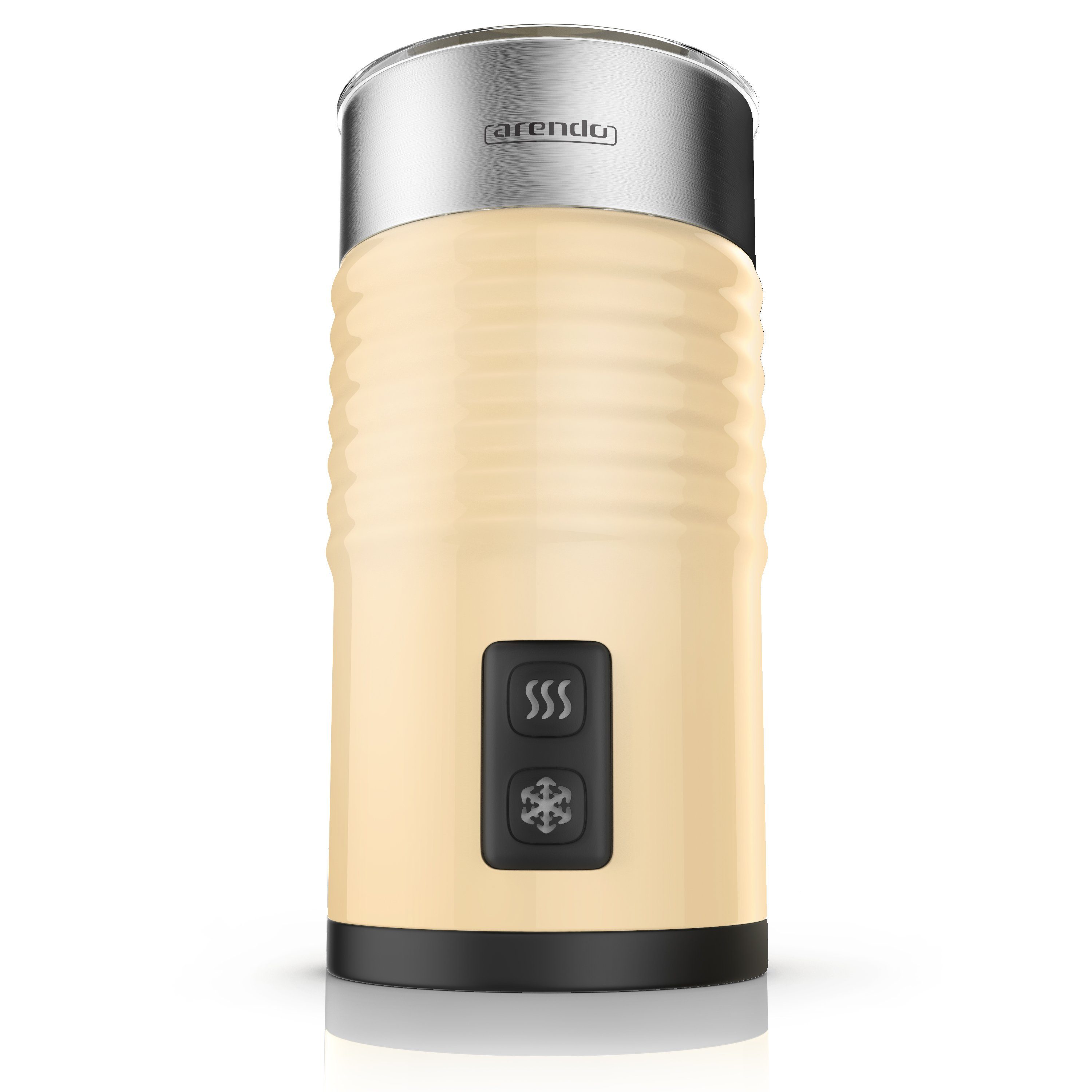 Arendo Milchaufschäumer, 435 W, automatischer Milchaufschäumer mit Warm und Kaltaufschäumen