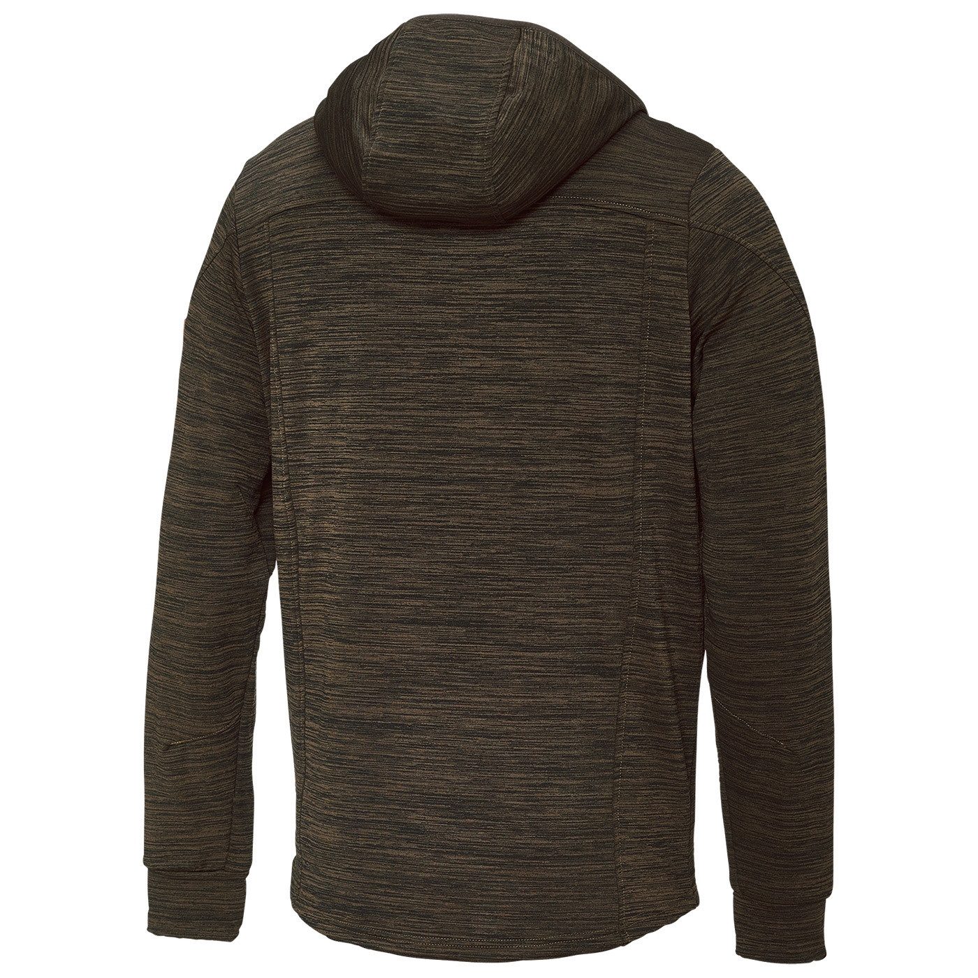 Rensing Fleecejacke Ash Braun miliert mit warmen Fleece