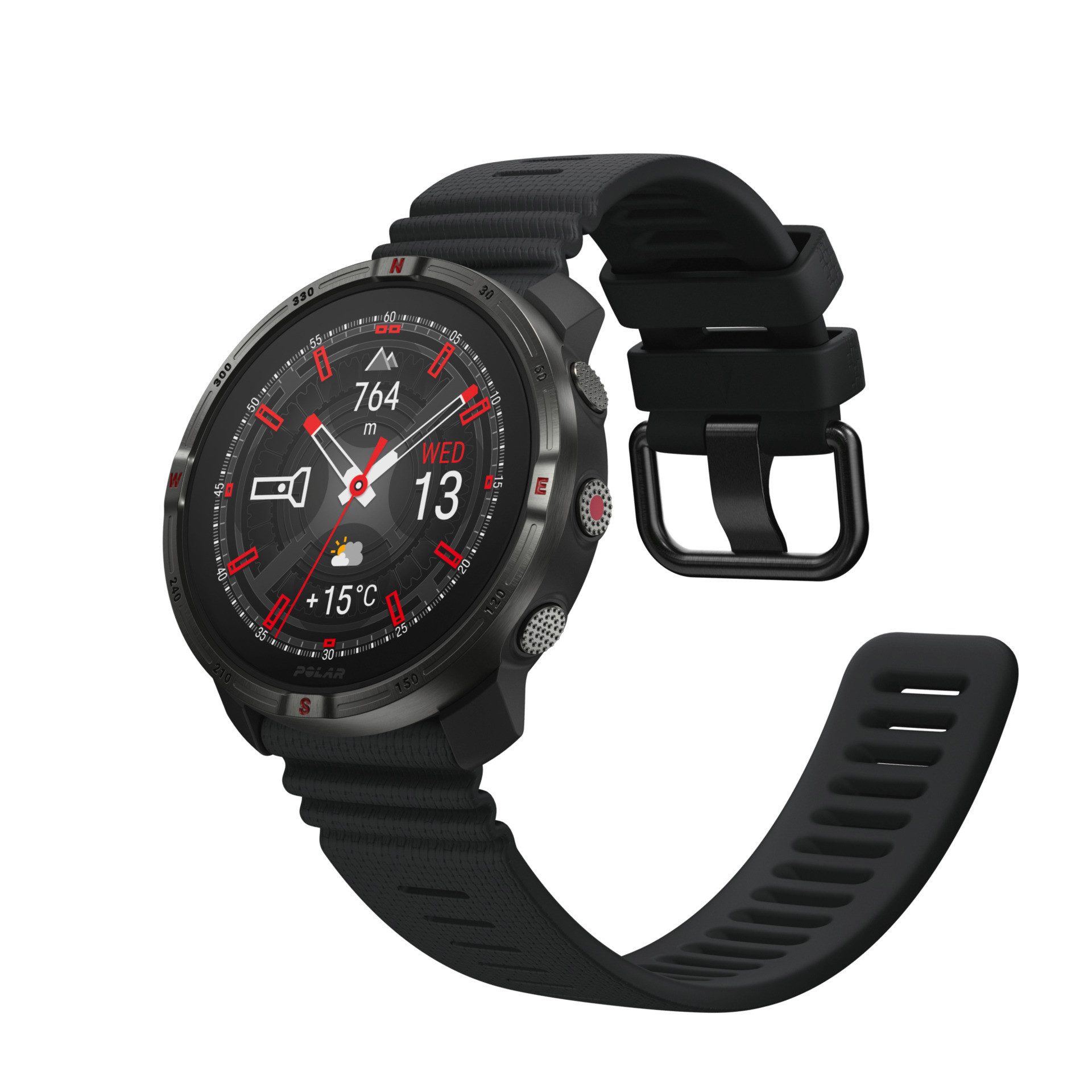Polar GRIT X2 Smartwatch (3,25 cm/1,28 Zoll, Proprietär)