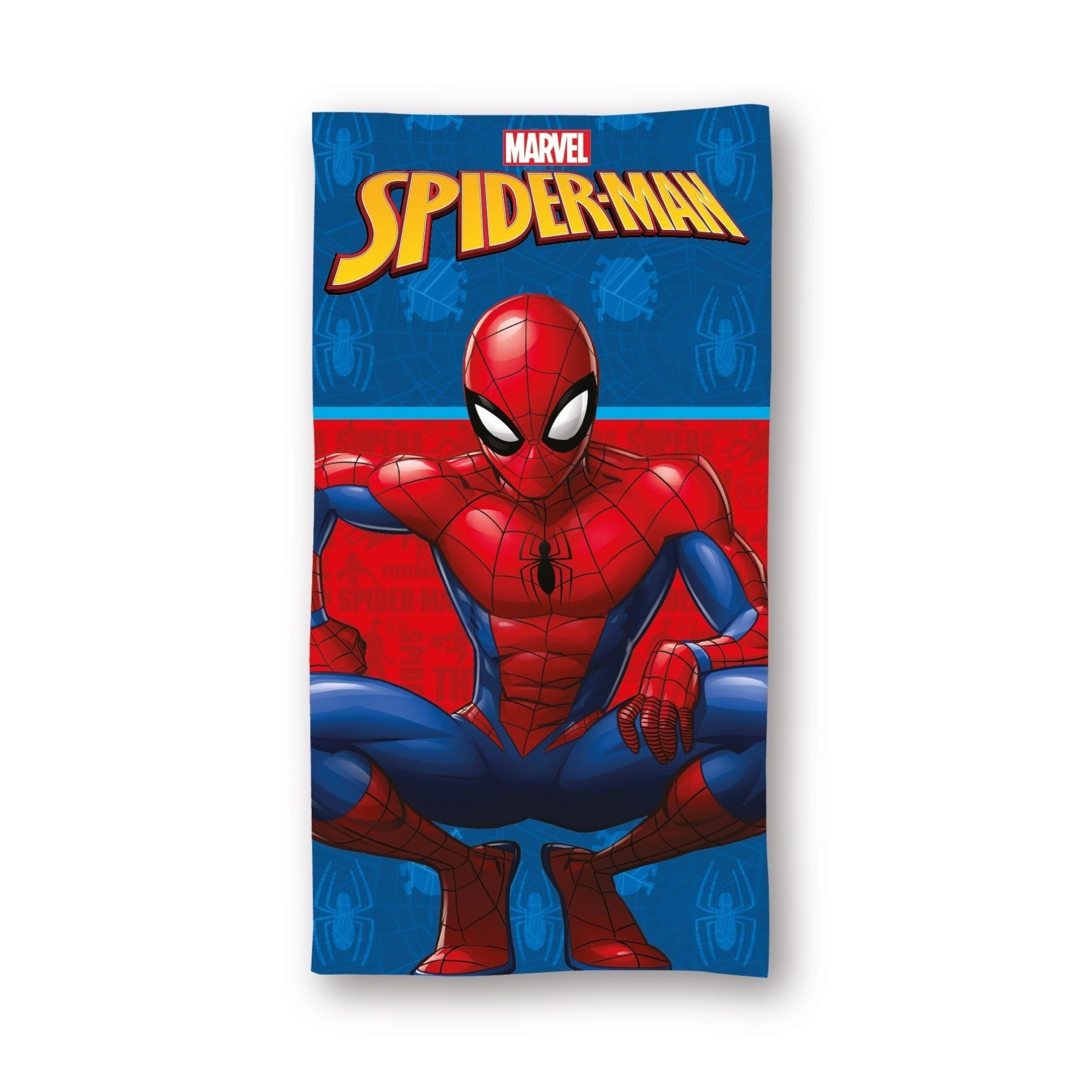 Spiderman Strandtuch Strandtuch Mikrofaser Badetuch Blau 70 × 140 cm Strand Handtuch, (Packung)