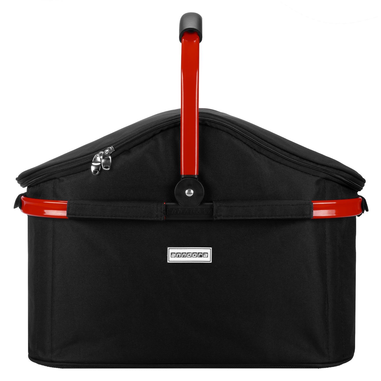 anndora Einkaufskorb thermo Shopper mit Kühlfunktion, 25 l, isolierter Deckel mit Reißverschluss - wasserdichter Boden