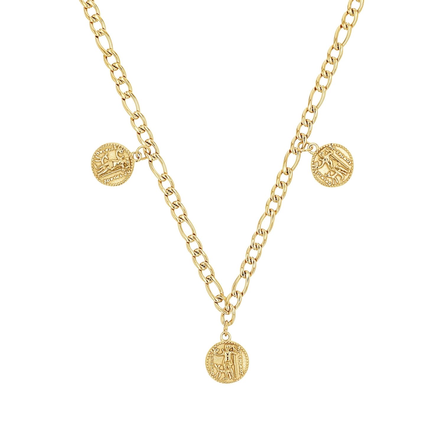 Noelani Edelstahlkette Noelani Kette mit Anhänger (Kette mit Anhänger, 1-tlg., Kette mit Anhänger)