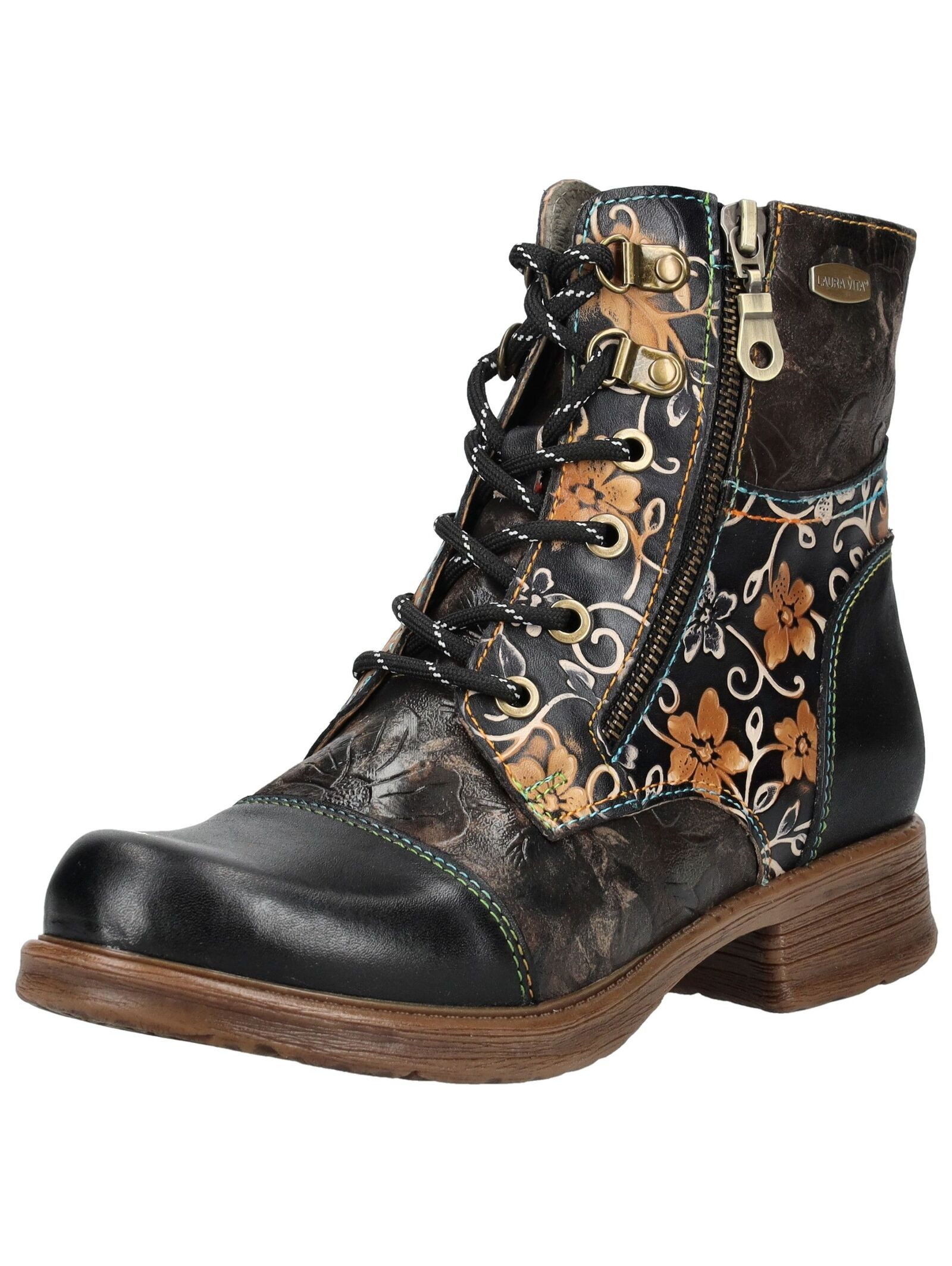 LAURA VITA LAURA VITA Stiefelette Leder/Textil Schnürstiefelette günstig online kaufen