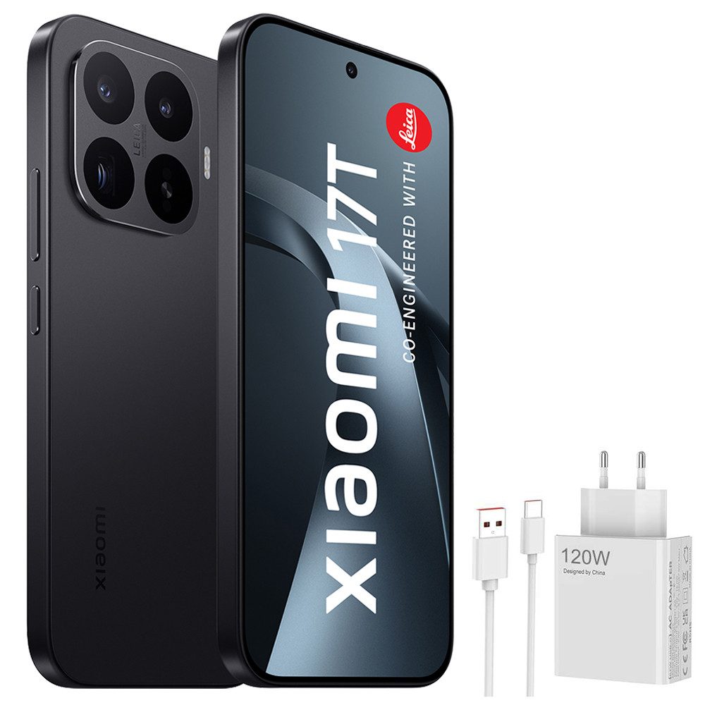 Xiaomi 17T 12+256GB Smartphone & 120W HyperCharge Handy (50 MP Kamera)