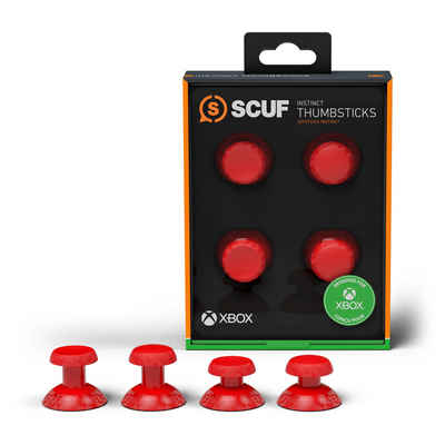 SCUF Gaming Controller Caps Instinct Thumbstick 4 pack - Red