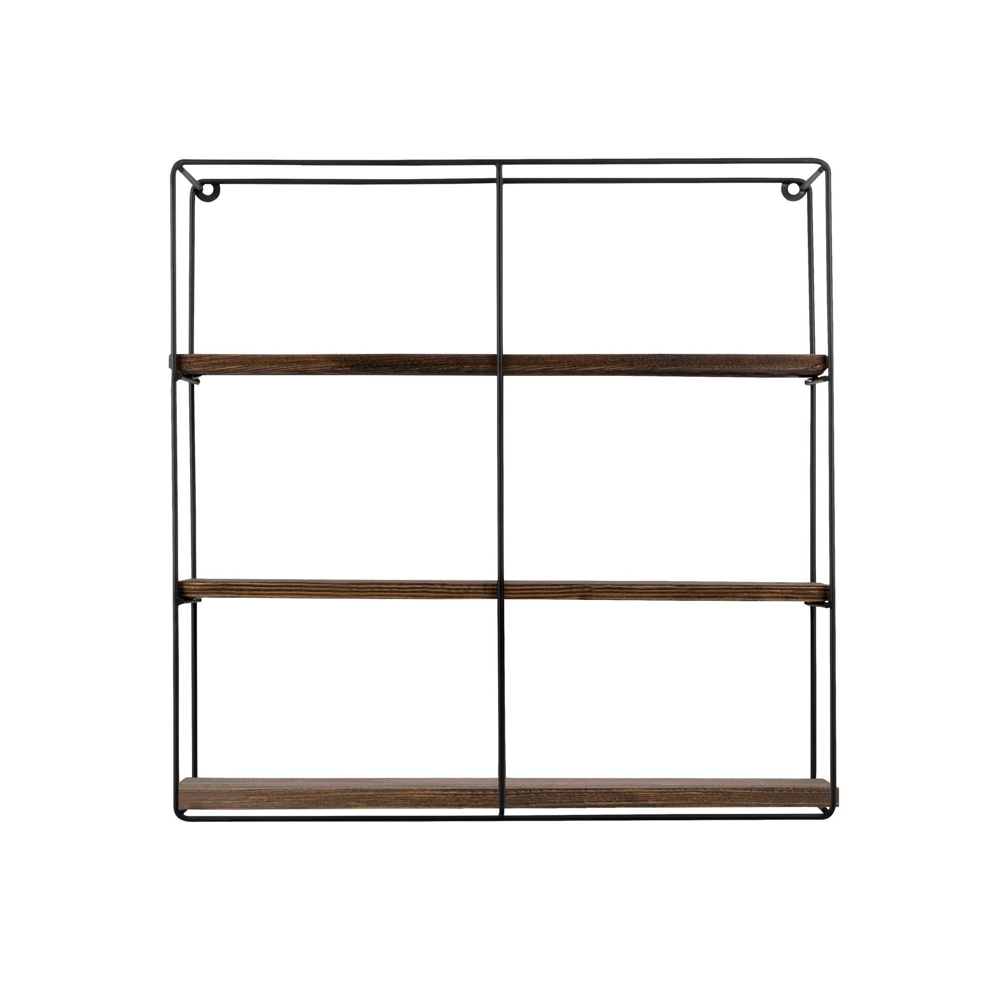 Wandregal 100% SPRUCE WOOD (Thickness: 15 mm), 60 x 14 cm (3 Pieces) T1111