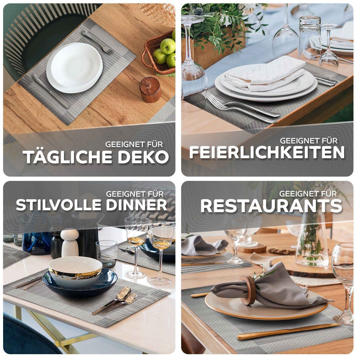 Loco Bird Platzset rechteckig aus PVC, (Tischset Abwischbar PVC-Untersetzer günstig online kaufen