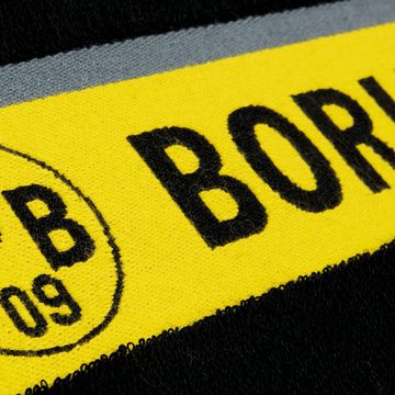 BVB Badetuch BVB-Badetuch Emblem 100x150 cm, Baumwolle (Packung, 1-St), mit Schlaufe