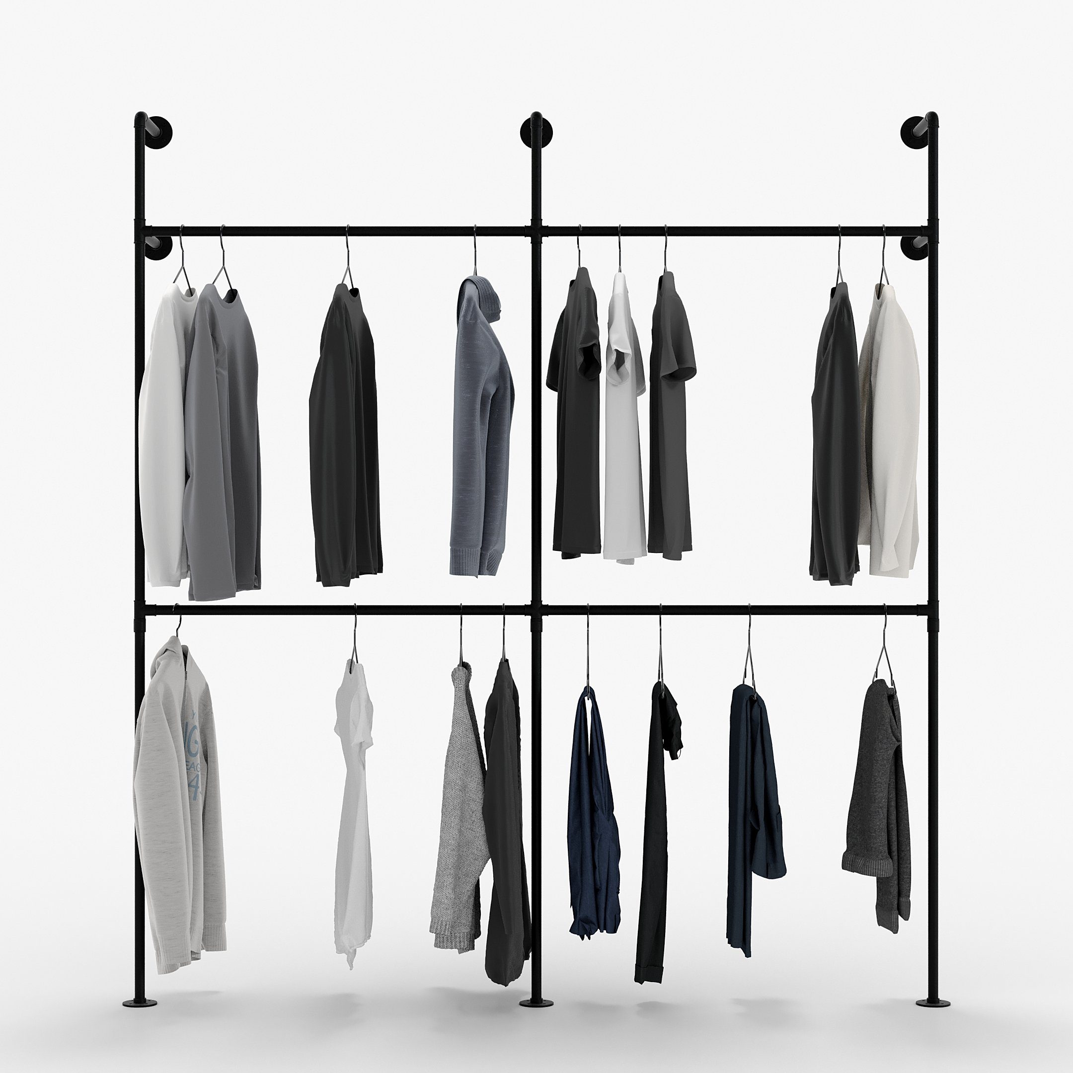 pamo. design Kleiderständer KIM DOUBLE, Offener günstig online kaufen