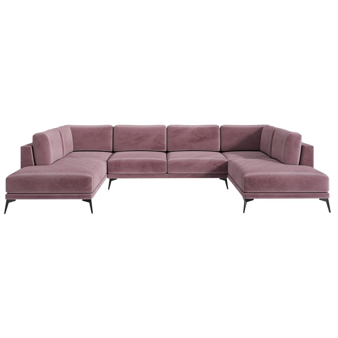 A&J MöbelLand GmbH Ecksofa Zorano US 14 Flamingo MAX