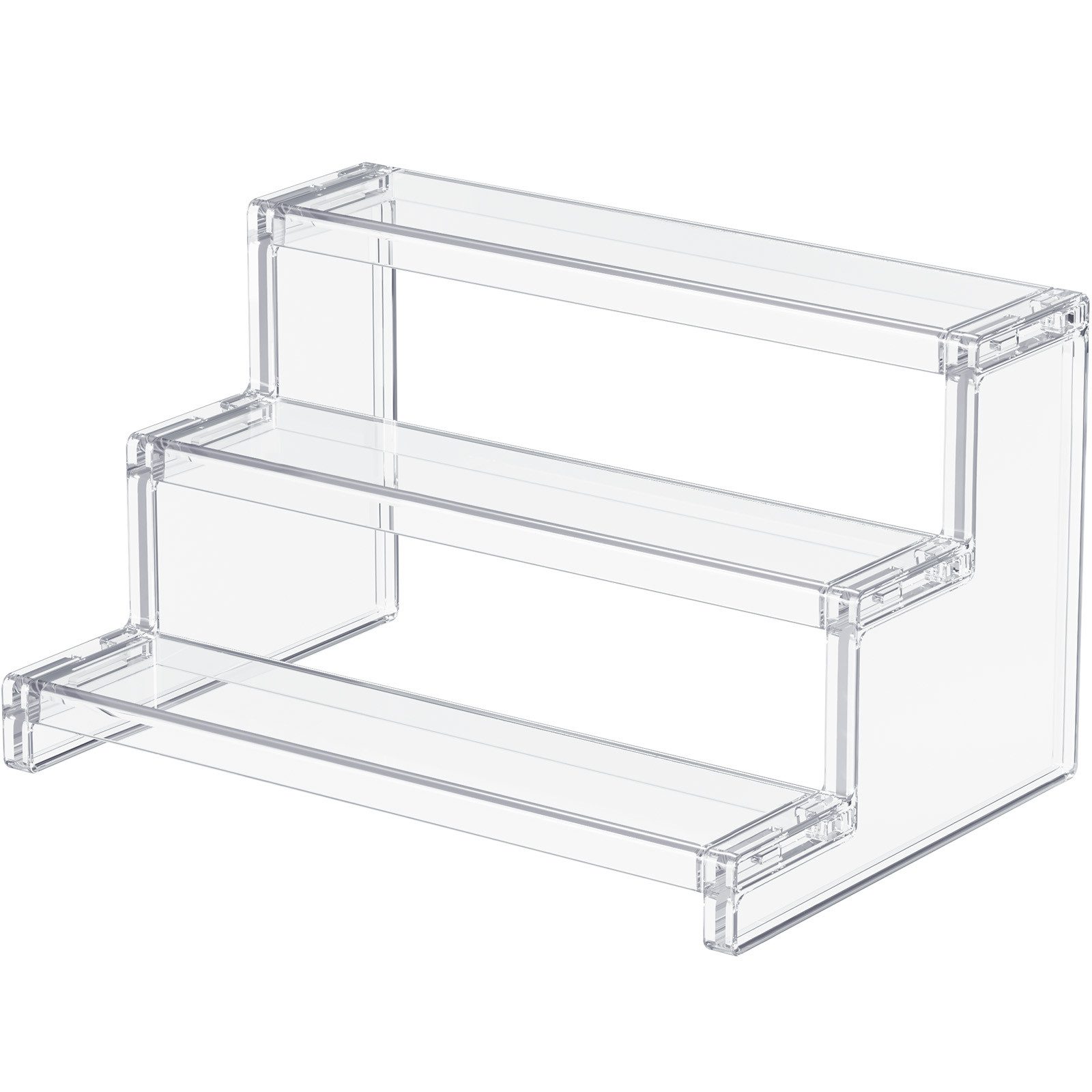 Lifewit Stufenregal Stufiger Display Ständer, Kunststoff Organizer, Präsentationsständer, 1-tlg.