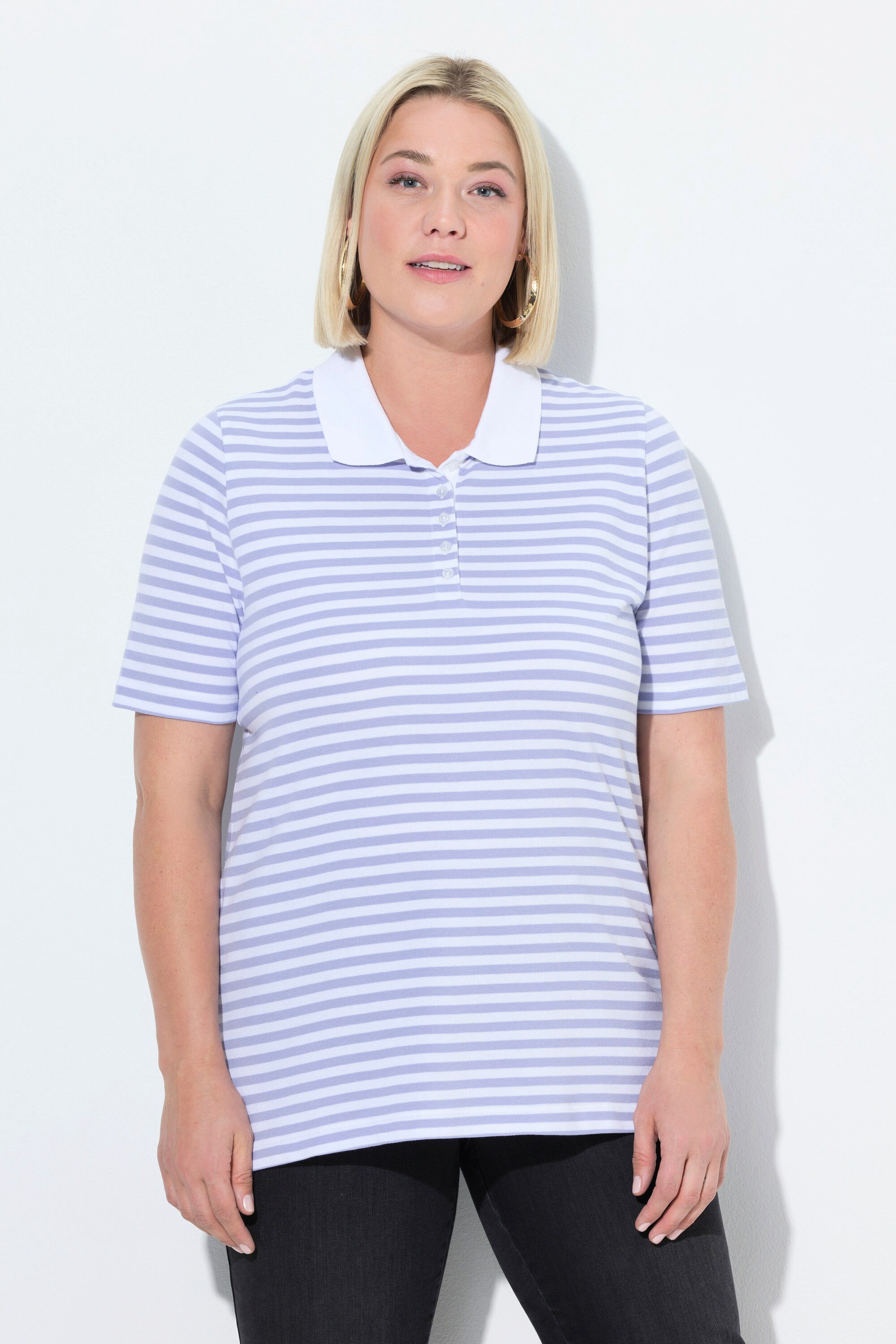 Ulla Popken Poloshirt Poloshirt Classic Fit günstig online kaufen