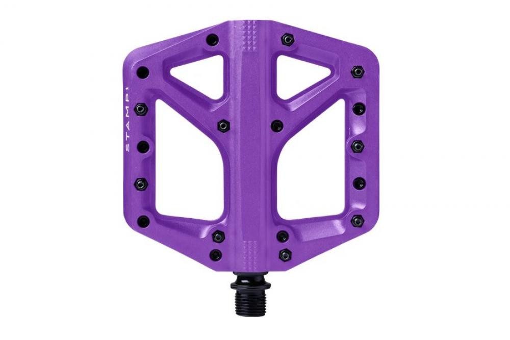 crankbrothers Plattformpedale Crankbrothers Stamp 1 Gen 2 Plattform-Pedal groß lila