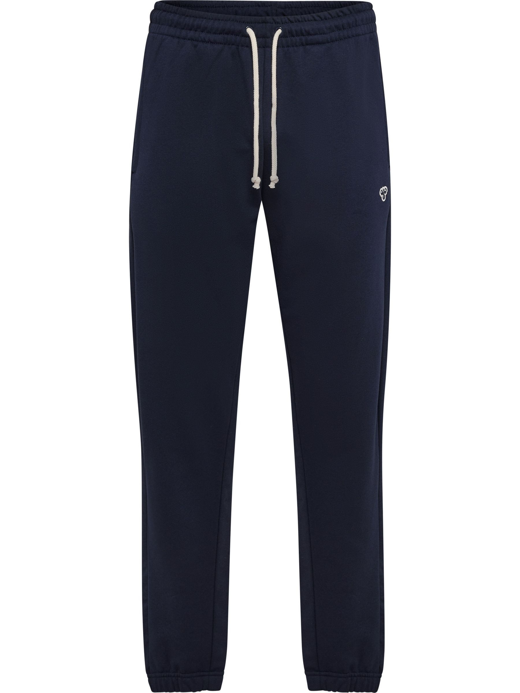 hummel Jogginghose Elastischer Komfort mit sportlichem für Herren Bio-Baumwolle nachhaltig Normal Fit unifarben atmungsaktiv