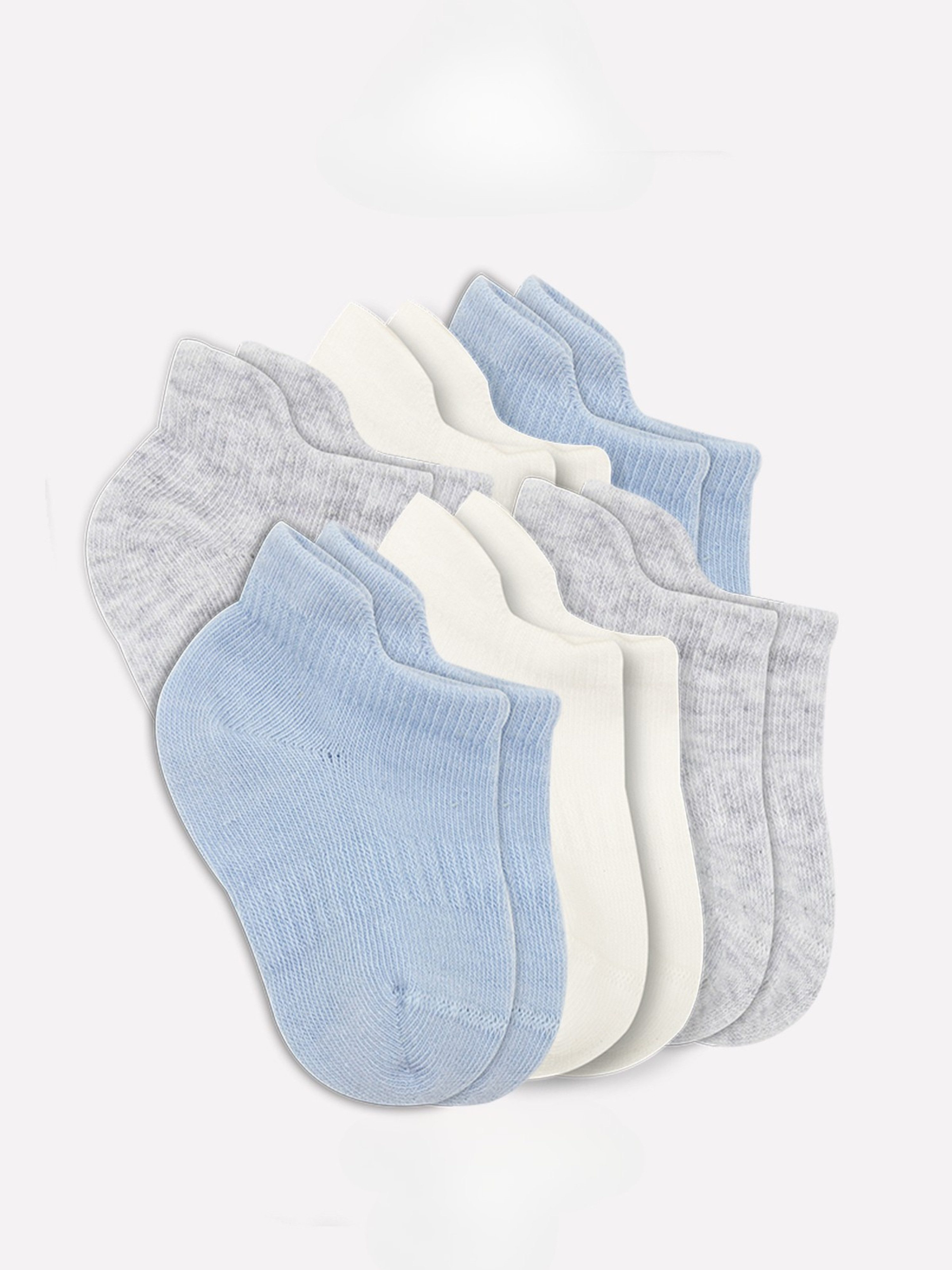 bistyle Sneakersocken (6er Pack) Sneakersocken Babys Jungen Mädchen Babysocken Kurzsocken (Set, 6-Paar, 6er-Pack) Bio-Baumwolle GOTS zertifiziert 0-6 Monate bis – Bild 4 von 4