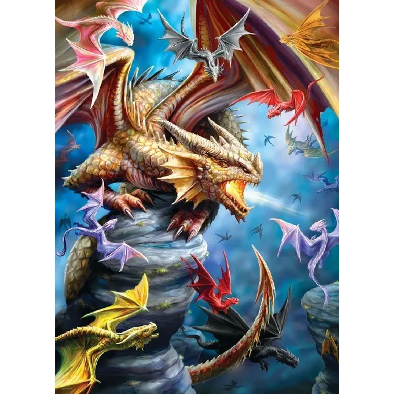 EUROGRAPHICS Puzzle Drachen Clan (Puzzle), 1000 Puzzleteile