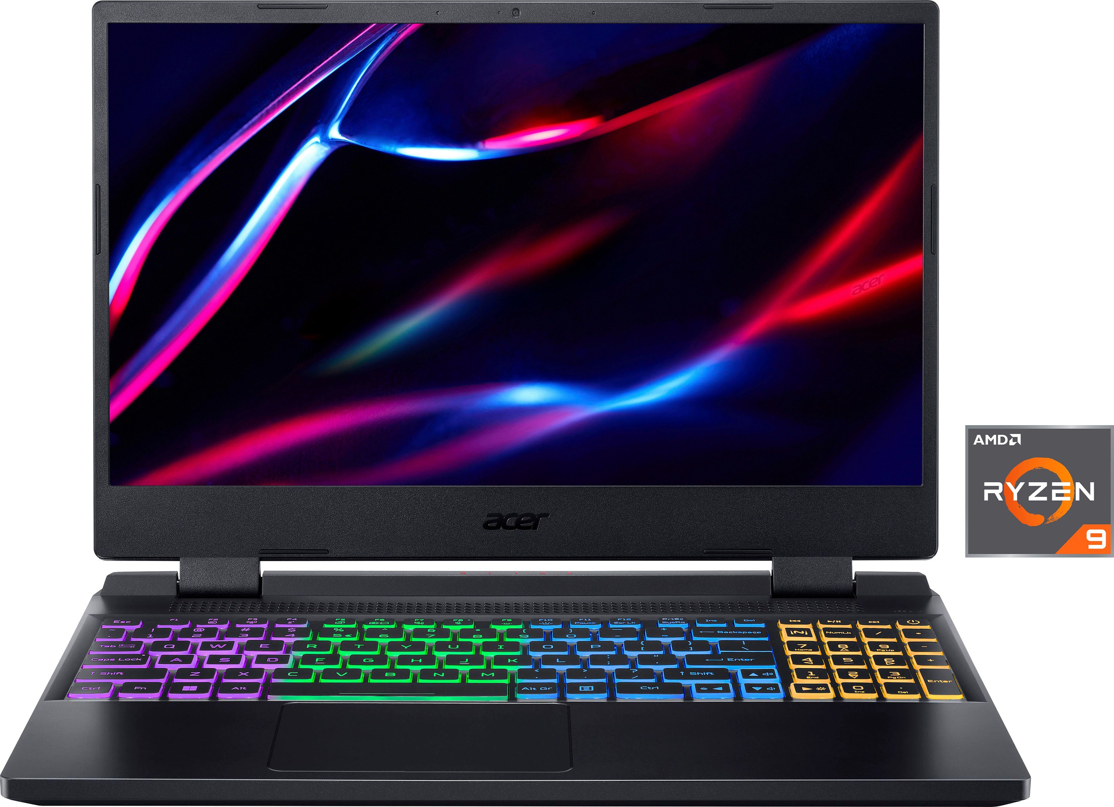 Acer Nitro 5 AN515-46-R7PE Gaming-Notebook (39,62 cm/15,6 Zoll, AMD Ryzen 9 6900HX, GeForce RTX 3070 Ti, 1000 GB SSD)