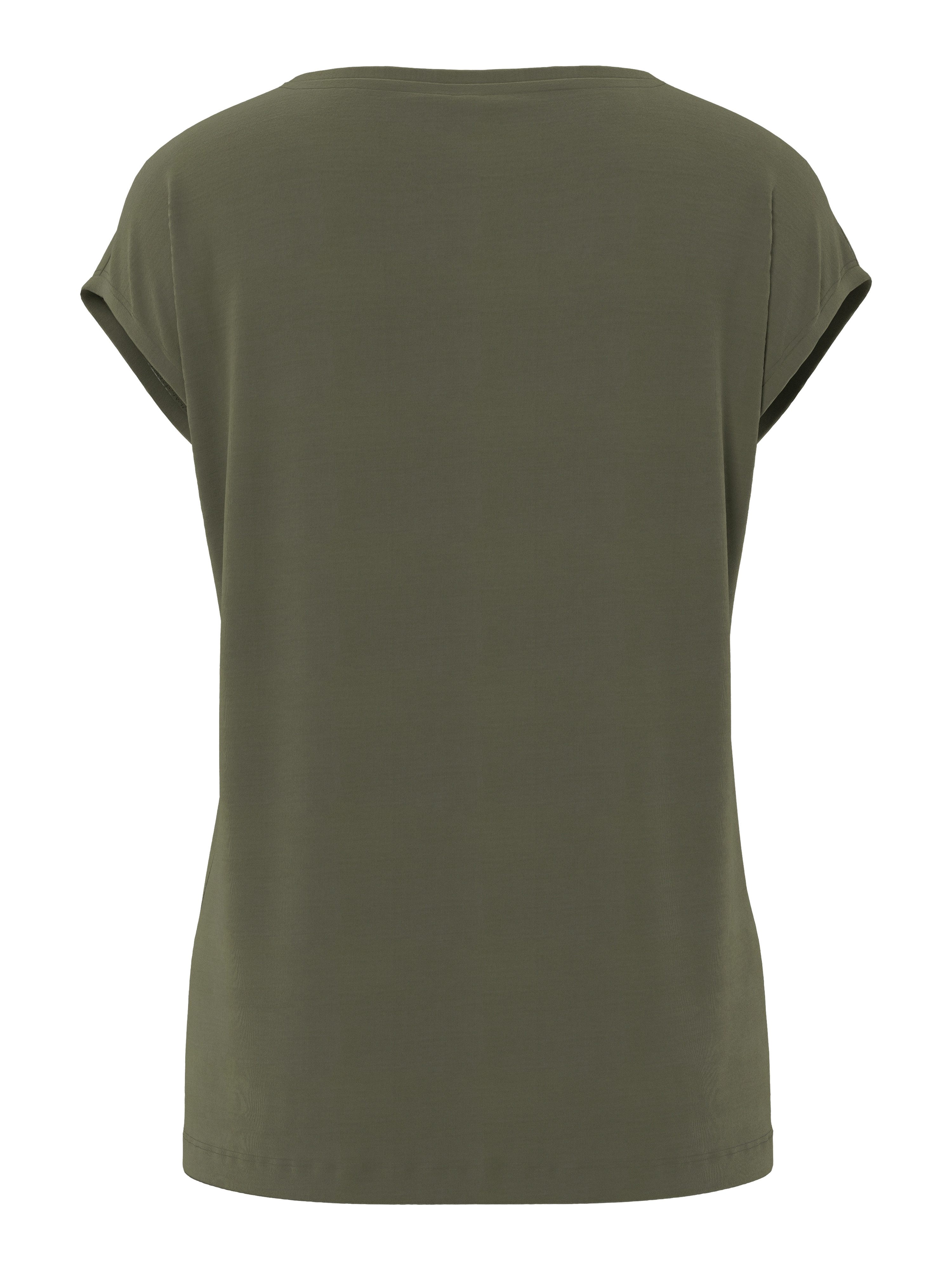 pieces Kurzarmshirt PCKAMALA TEE NOOS BC Materialmix, regular fit