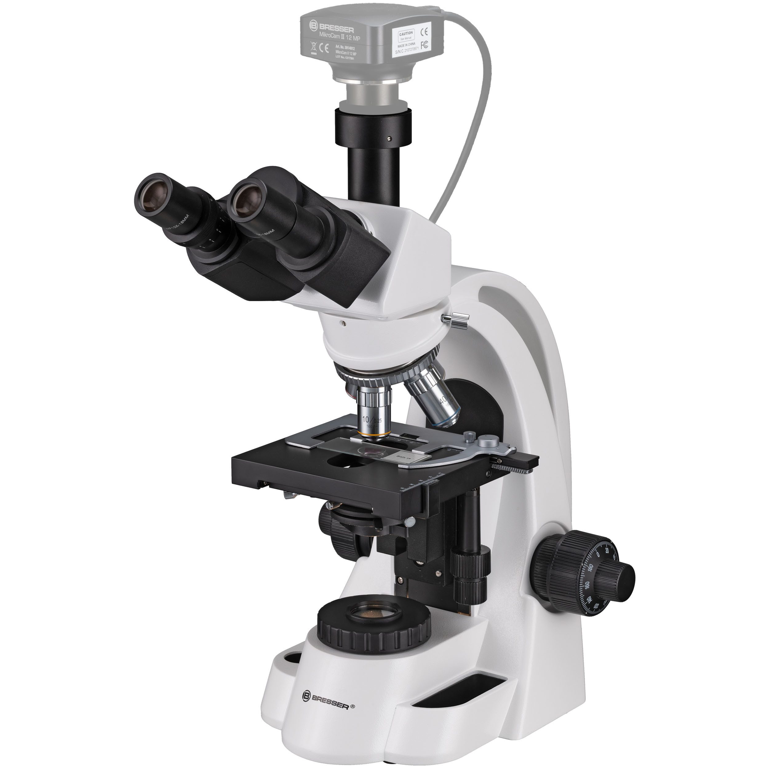 BRESSER BRESSER Bioscience 40-1000x Trinokulares Mikroskop Auf- und Durchlichtmikroskop