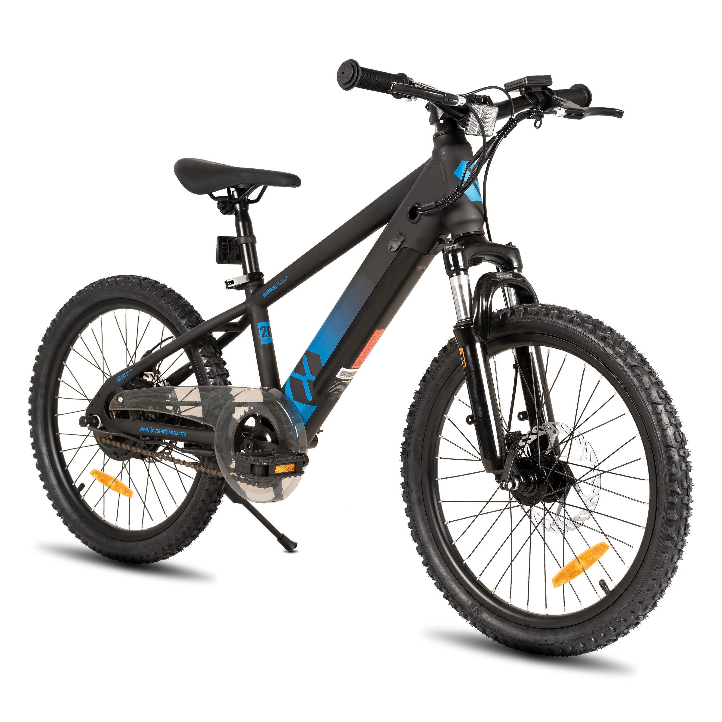 HILAND E-Bike 20/24 Zoll E‑Mountainbike 24V 250W Akku abnehmbar Kinder u. Erwachsene, Heckmotor, 124,8 Wh