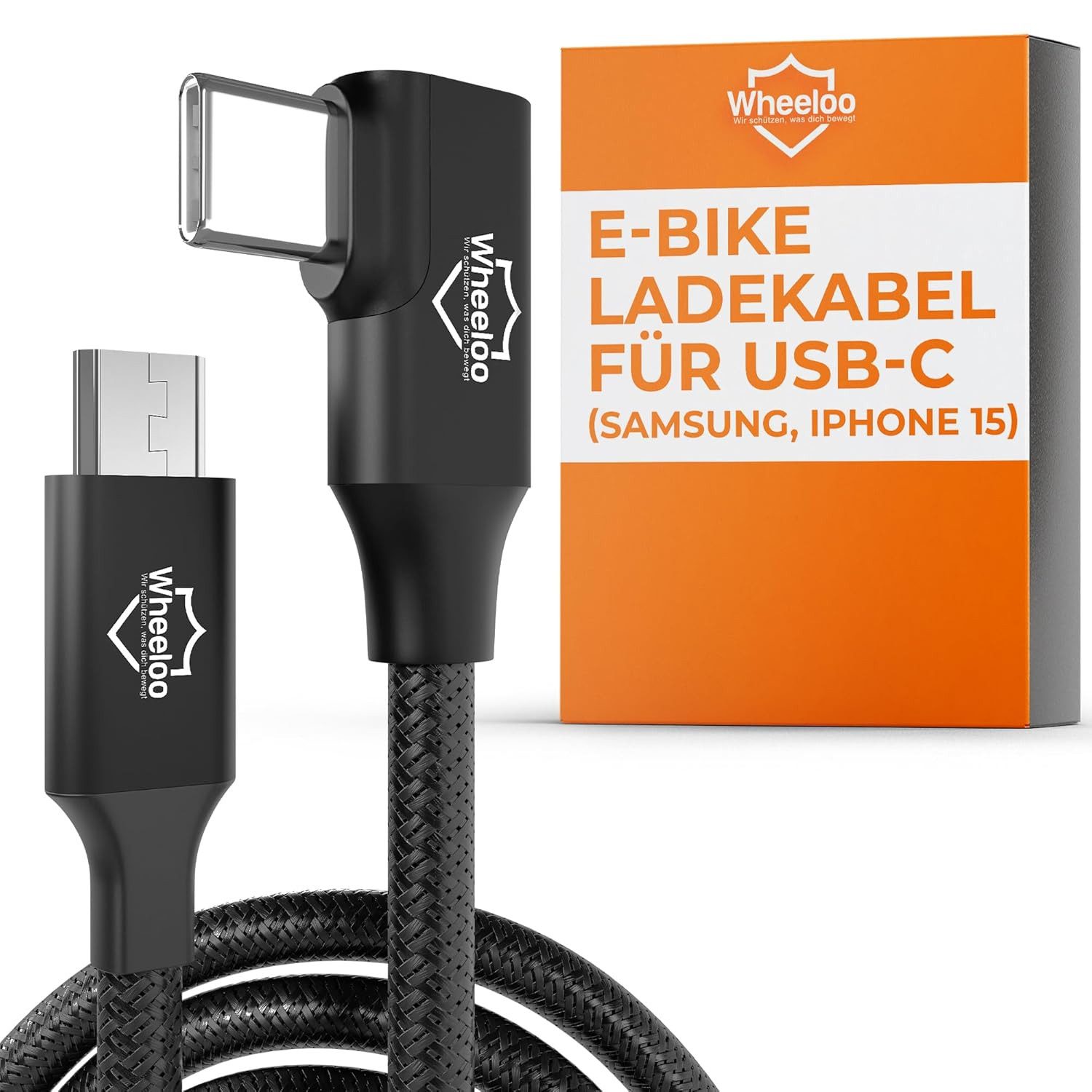 Wheeloo Ebike Ladekabel für alle Fahrradcomputer zB. Bosch, Yamaha, Impulse Smartphone-Kabel, Mikro USB Kabel mit OTG Funktion