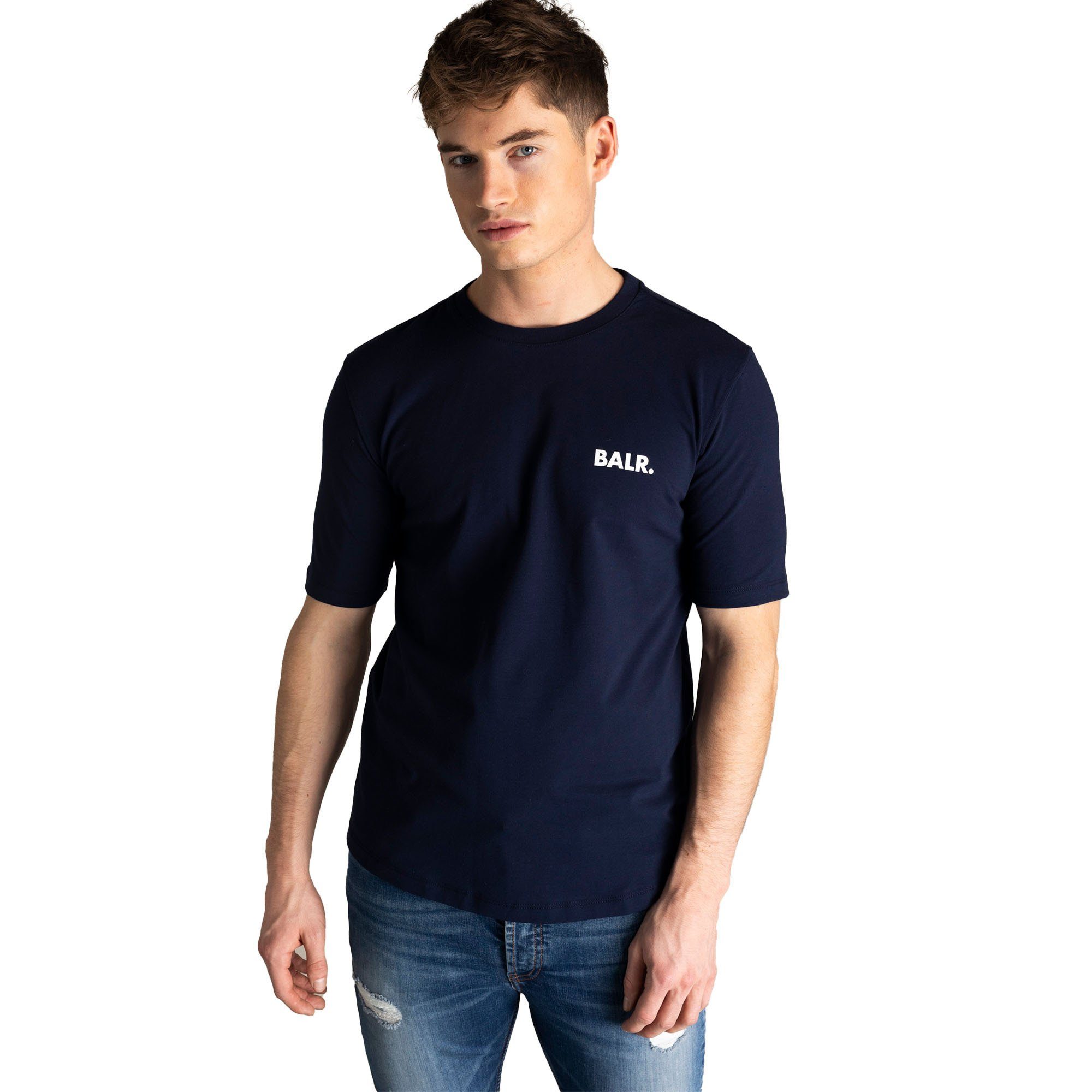 BALR. T-Shirt Herren - Chest Dunkelblau Small Branded T-Shirt Athletic
