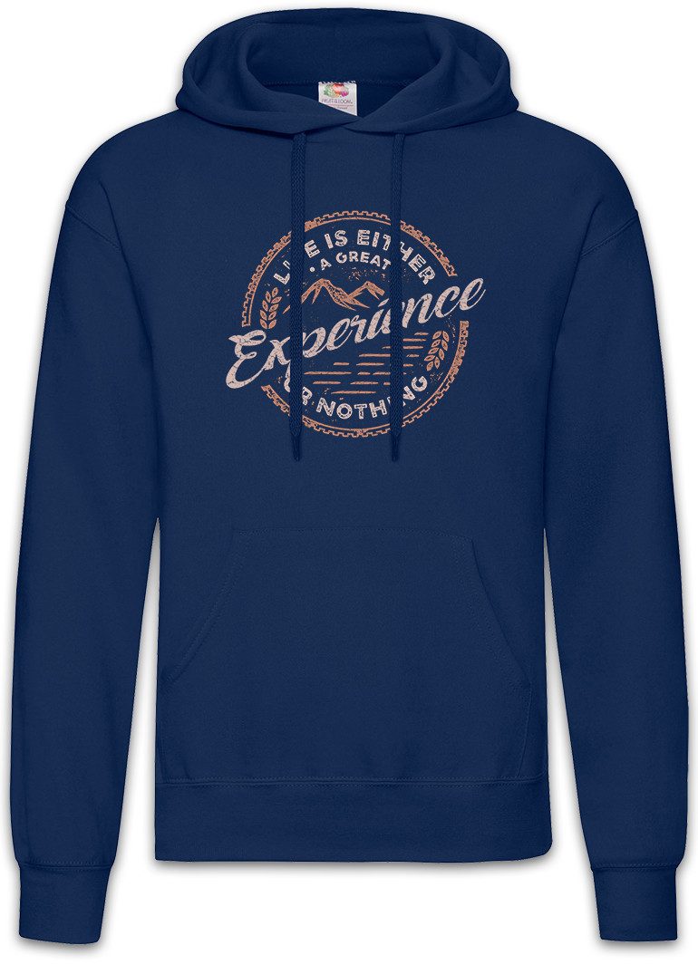 Hoodie Life Is Herren Hoodie Campen Camping Zelten Zelt Outdoor Wandern