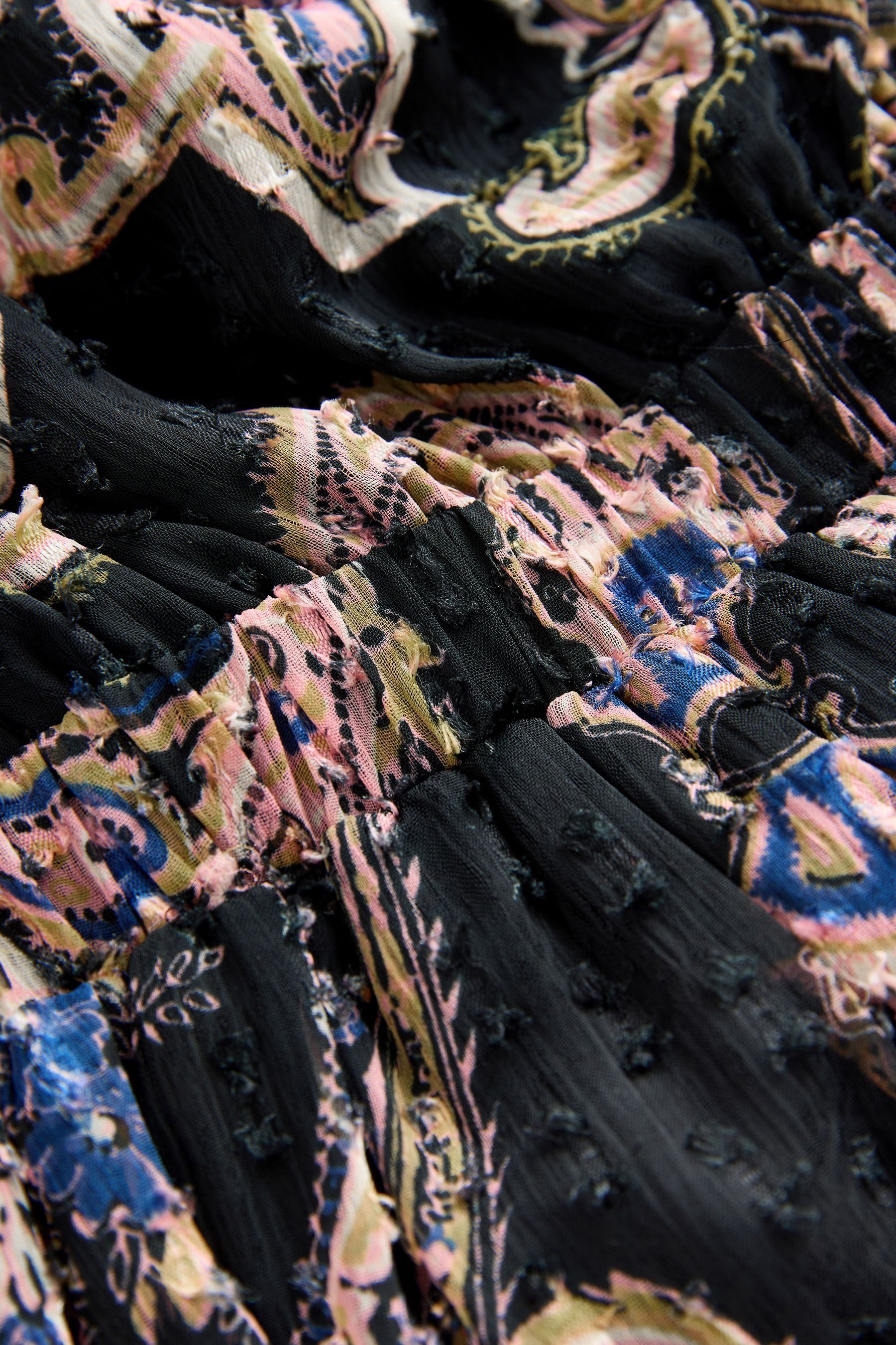 Next Minikleid Kleid mit Elastikbund und kleiner Dobby-Struktur (1-tlg) günstig online kaufen