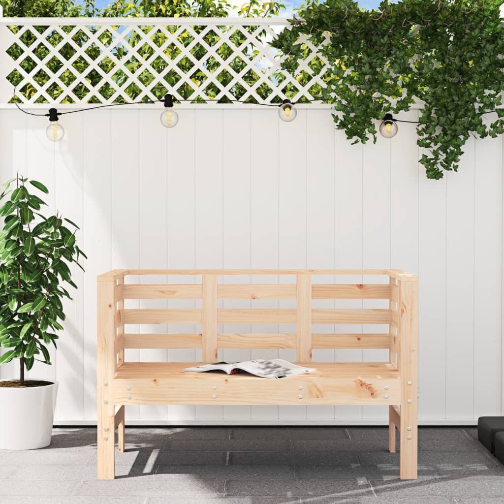 vidaXL Gartenbank Gartenbank 111,5x53x71 cm Massivholz Kiefer (1-St)