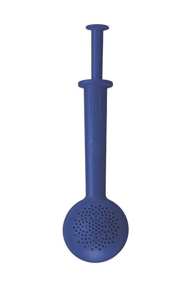 Bodum Teesieb Bistro, Tee-Ei, aus Kunststoff, spülmaschinengeeignet, Drückmechanismus