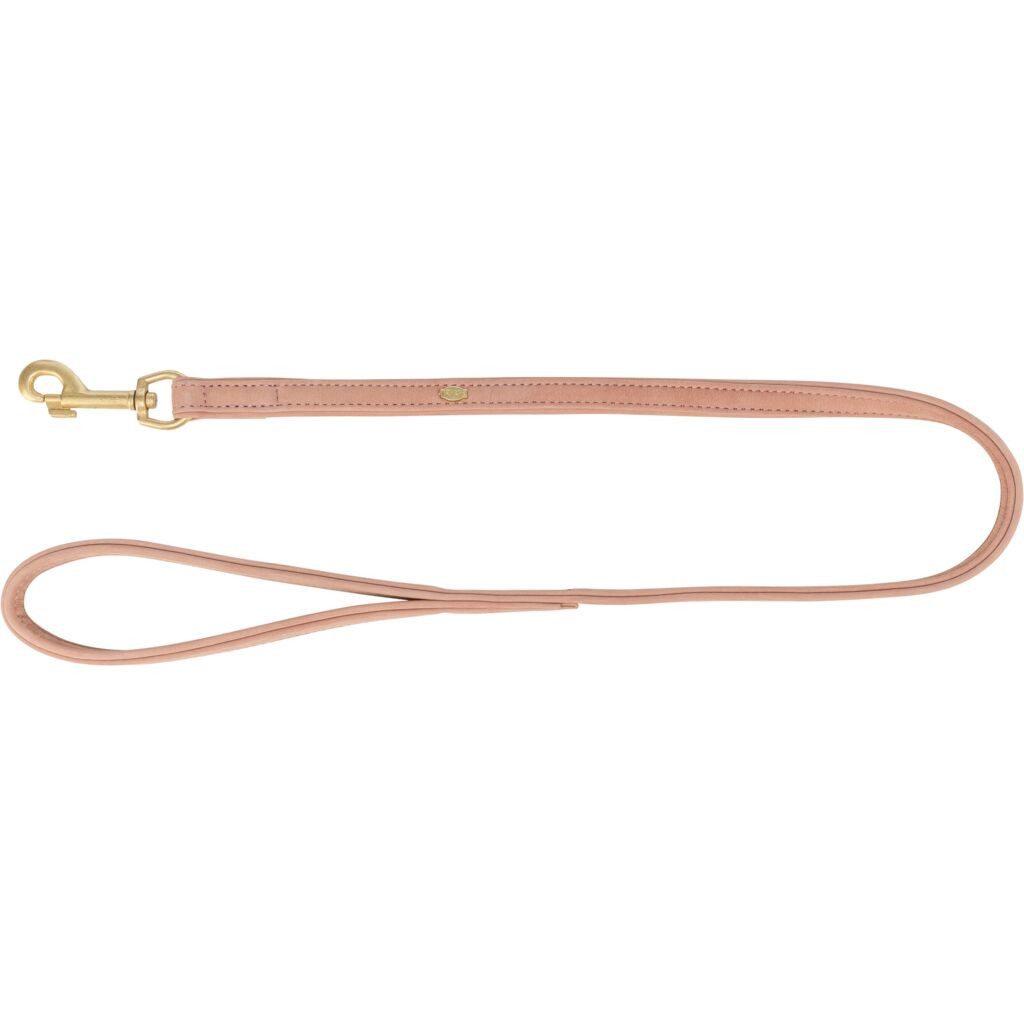 TRIXIE Hundeleine Hundeleine Pure aus Nubukleder mit Handschlaufe - rosa - 1,20 m/10 mm, Leder