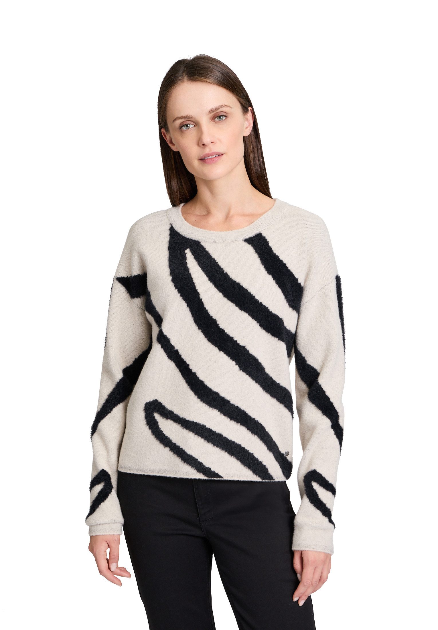 Strickpullover Betty & Co Damen Strickpullover mit Jacquard