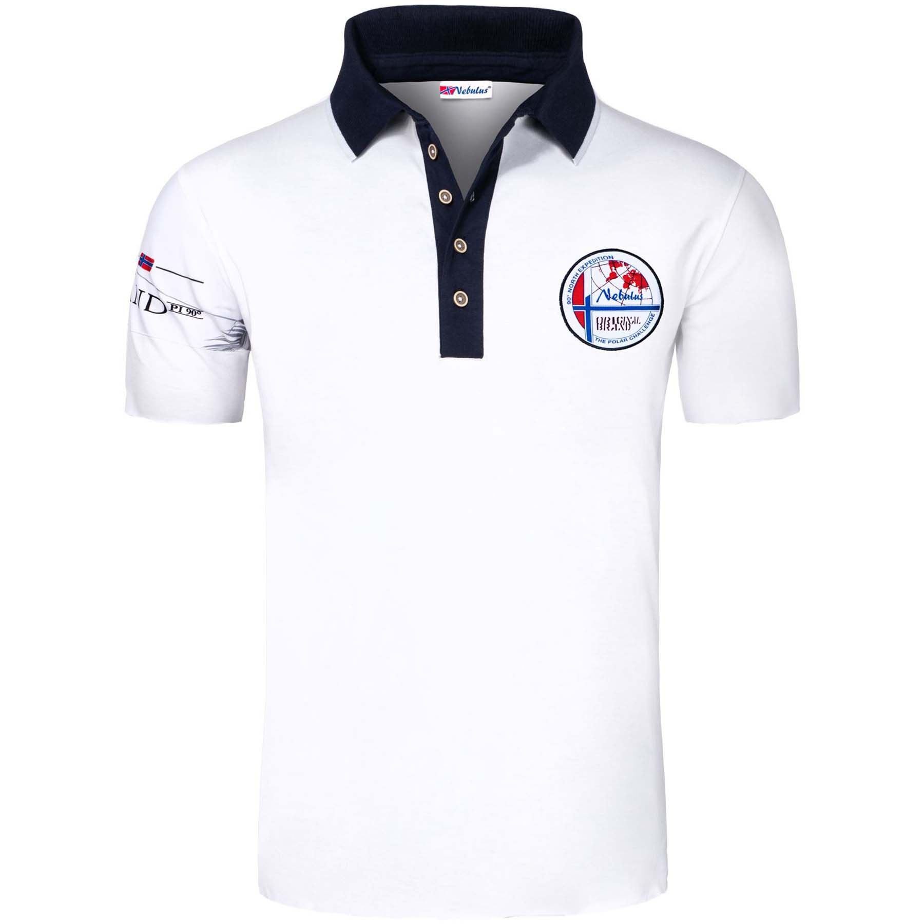 Nebulus Poloshirt PAITAS, P4035 - Herren, weiß, XXL günstig online kaufen