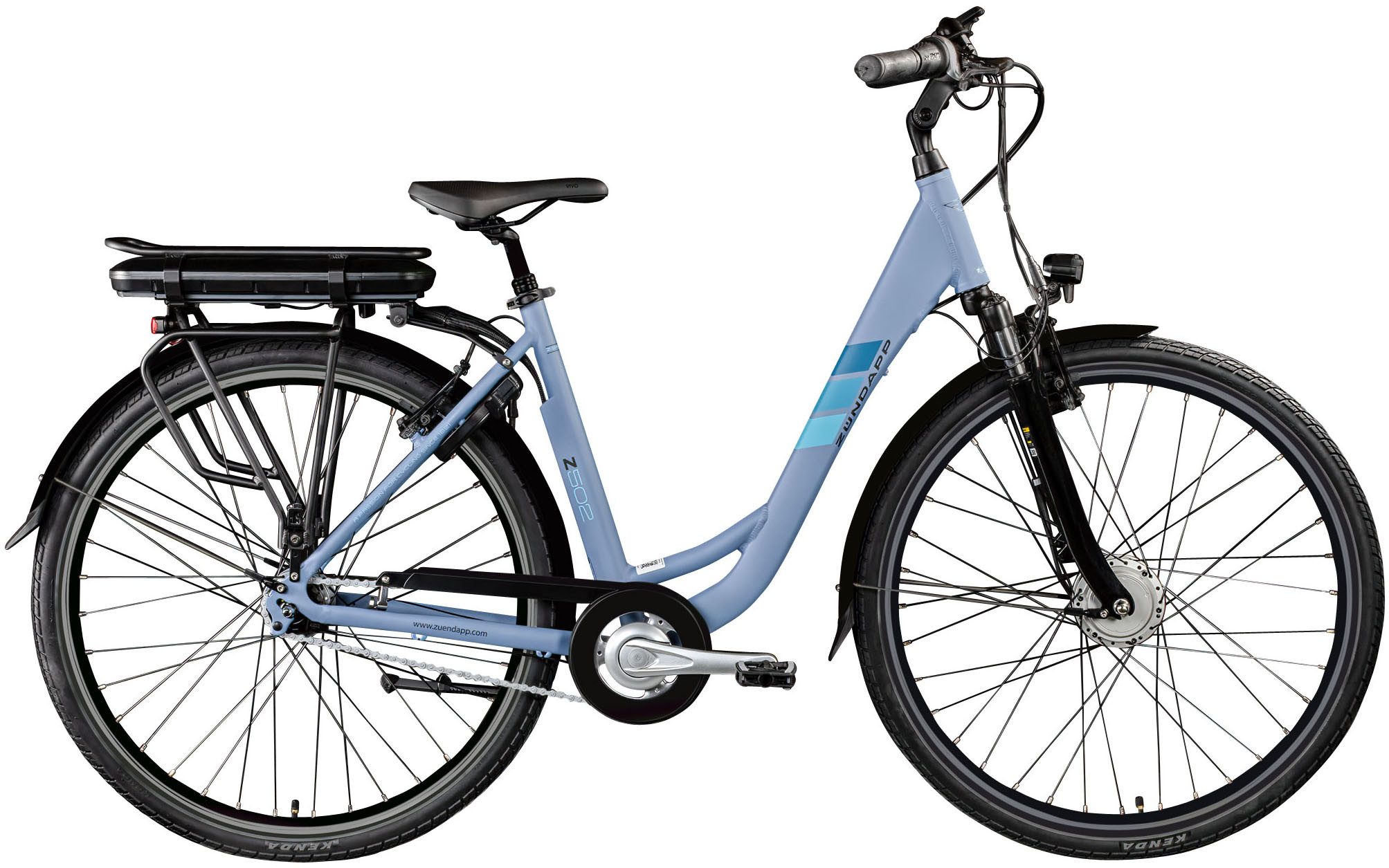 Zündapp E-Bike Cityrad Z502, 7 Gang, Nabenschaltung, Frontmotor, 522 Wh, Pedelec, Elektrofahrrad für Damen und Herren