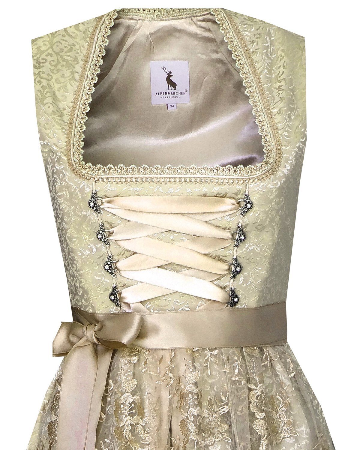 Alpenmärchen Dirndl Dirndl Anouk in beige - ALM792 günstig online kaufen