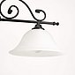 Licht-Erlebnisse Pendelleuchte »DOROTHEA«, Hängelampe im Landhausstil Deckenlampe Schwarz Alabaster Glas Lampe, Bild 3