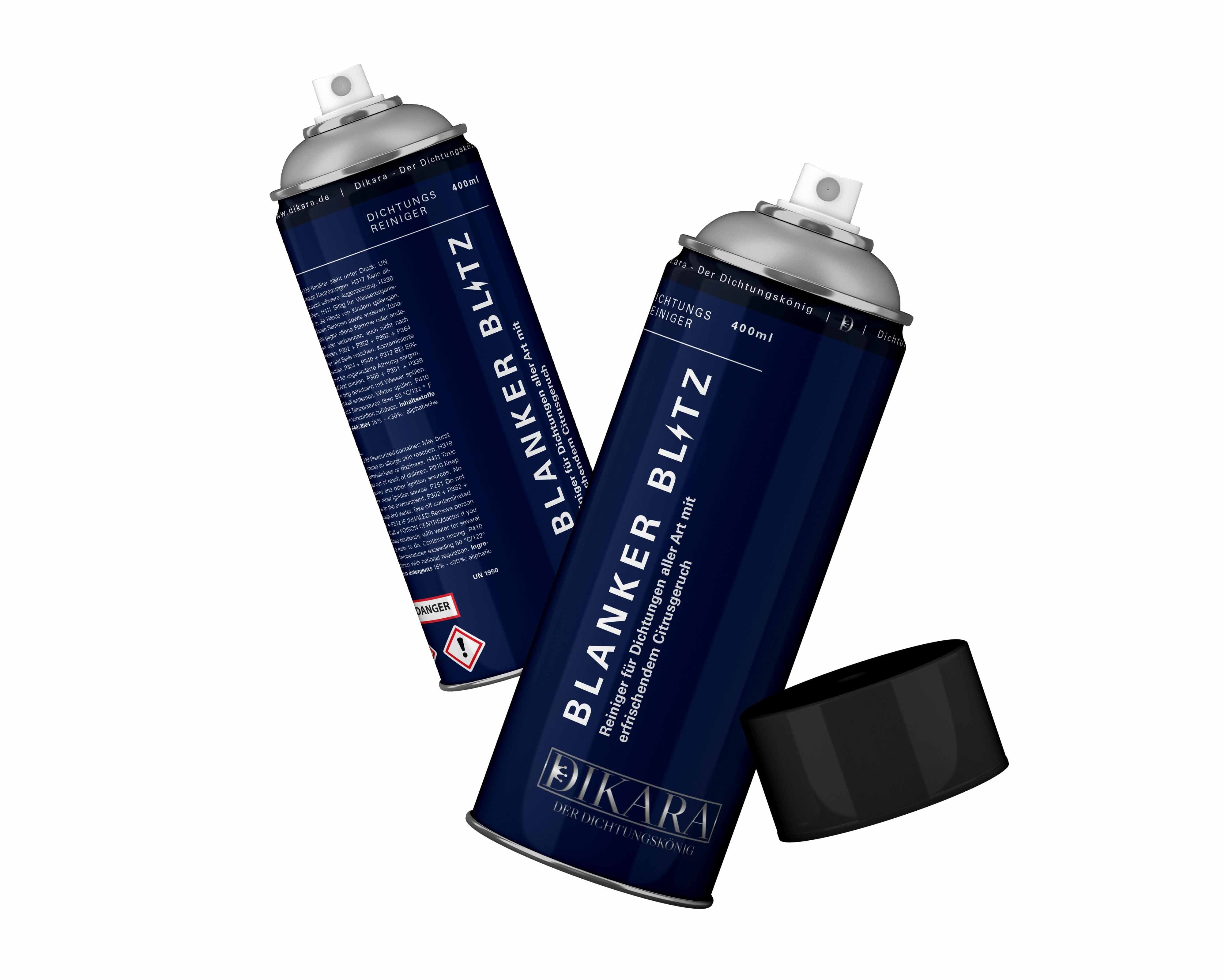 Dikara Gummidichtung Reiniger 400 ml Fensterdichtung Türdichtung Reiniger Allzweckreiniger (400ml)