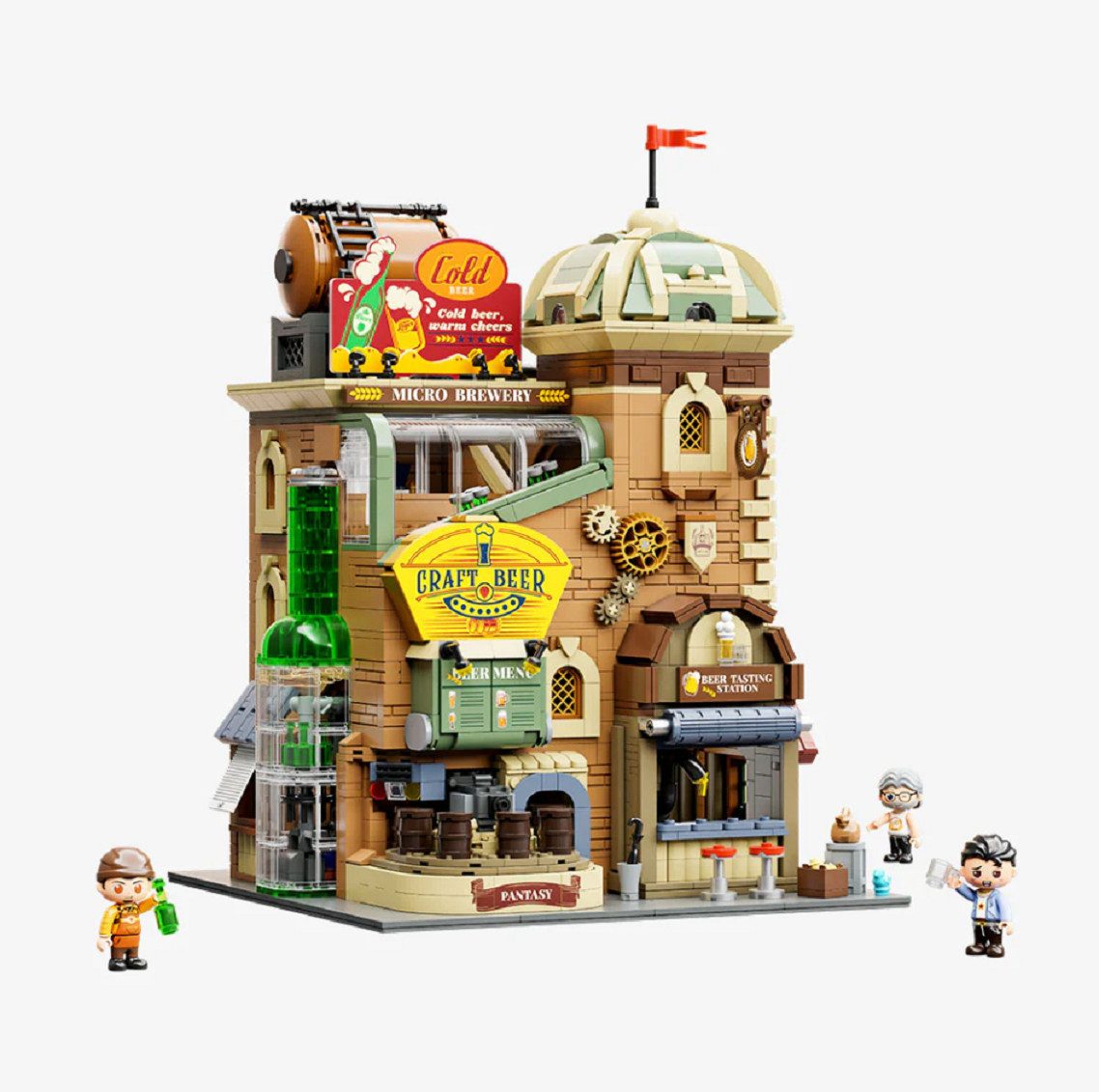 Pantasy Pantasy 85023 Craft Brewery 2.858 Teile Bier Brauerei Klemmbaustein günstig online kaufen