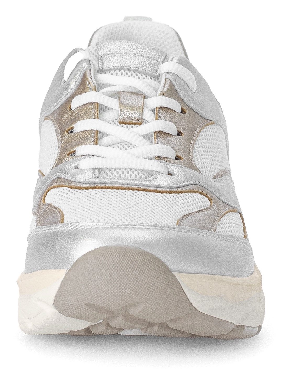 Gabor Rollingsoft Keilsneaker, Freizeitschuh, Halbschuh, Schnürschuh mit rollingsoft-Laufsohle