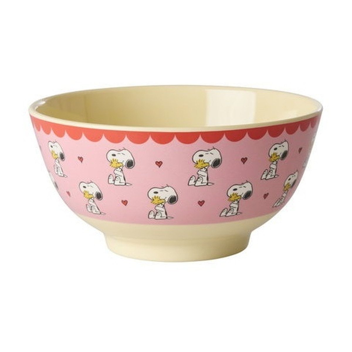 rice Müslischüssel Melamin Schüssel mit Snoopy Motiv, 15 x 7,5 cm 700 ml