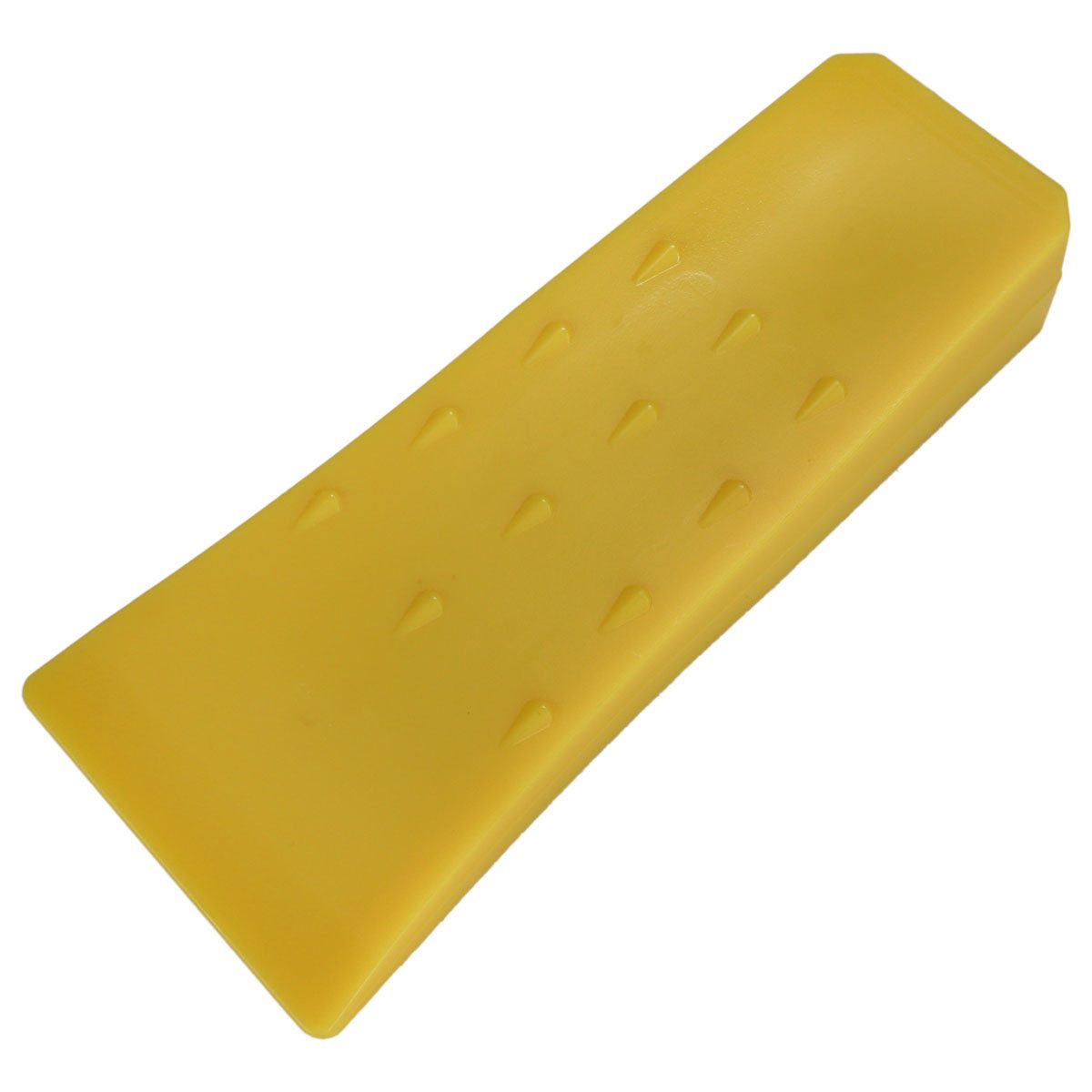 Work plus Fällkeil 3er Set Fällkeil Forstkeil 150mm Holz Spaltkeil gelb Kunststoff, (1-St), zum Fällen und Spalten