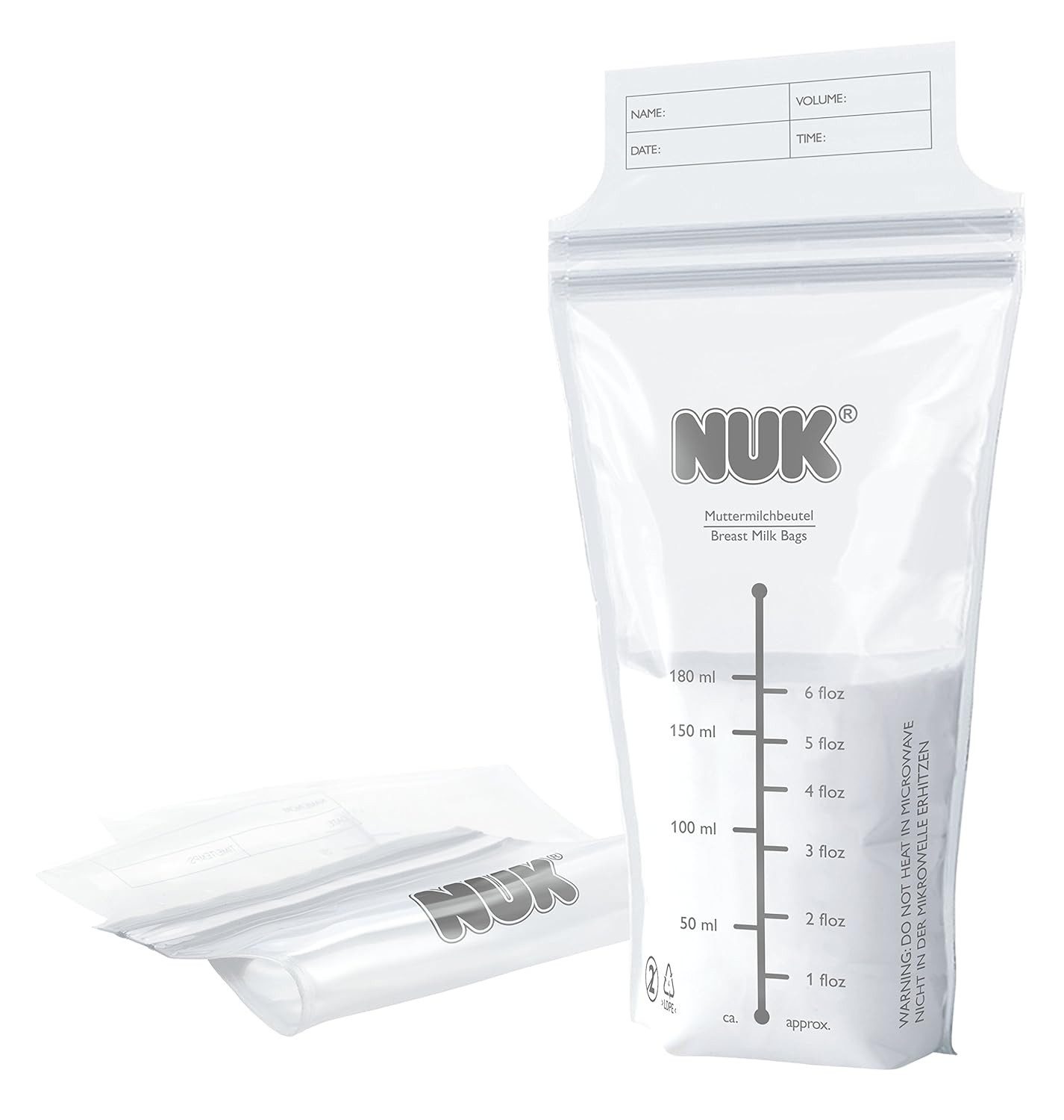Muttermilchbeutel NUK Muttermilchbeutel, 25 Stück a 180 ml