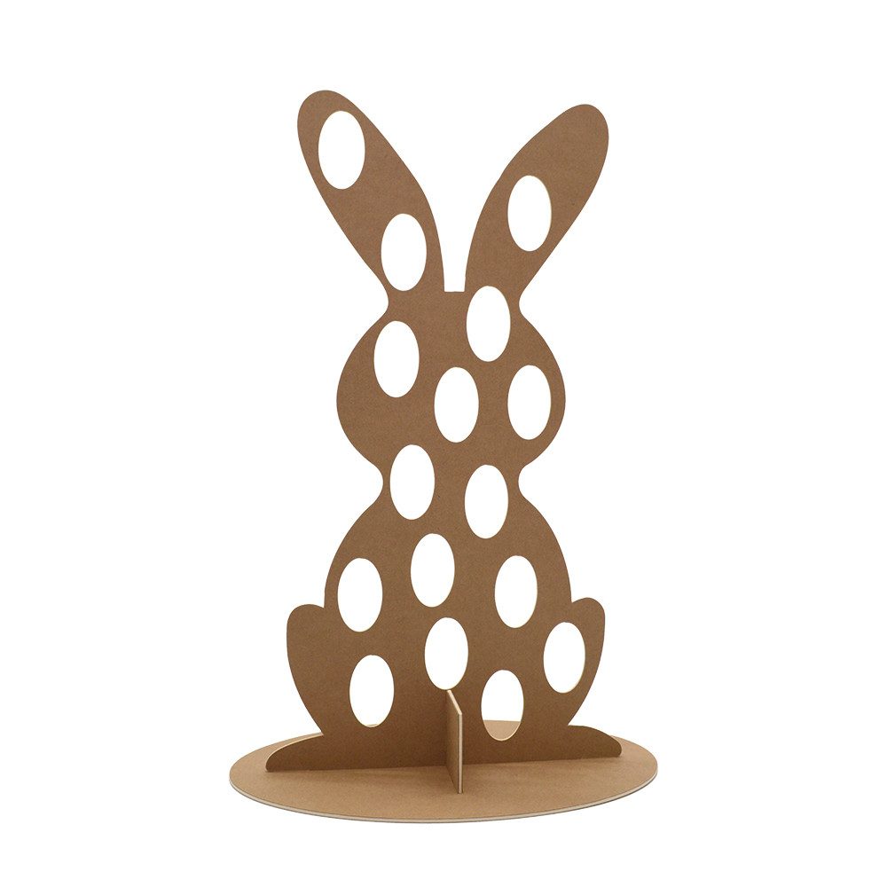 HR Direktverkauf GmbH Osterhase Kalender zum Befüllen von Schokoladeneiern, aus umweltbewusstem stabilem Material