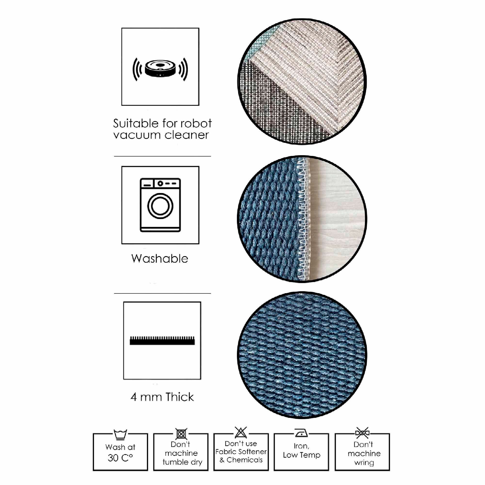 Teppich 100% COTTON, 120 x 180 cm T4129