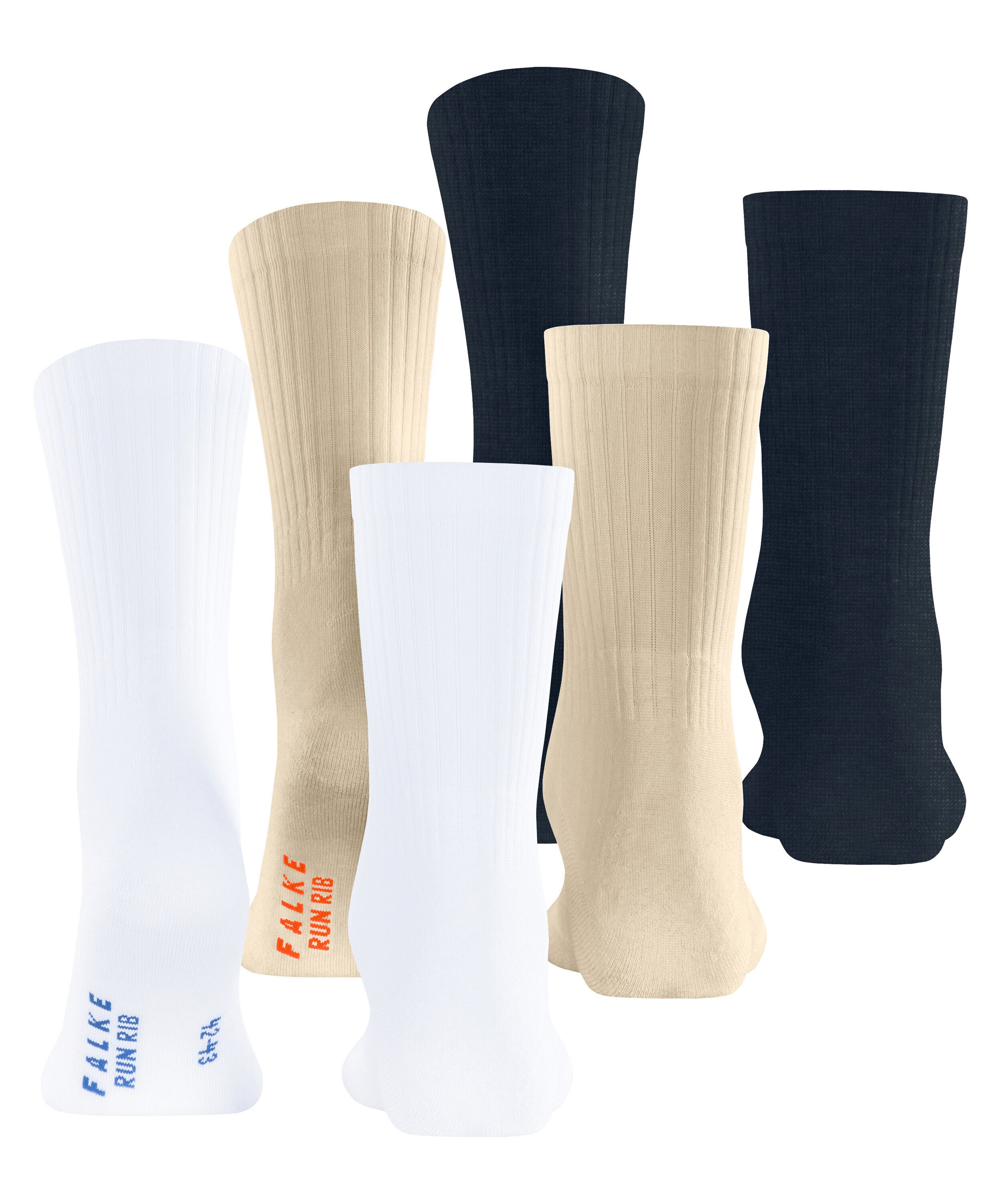 FALKE Socken Run Rib Crew SO Bundle Socken Unisex (3-Paar)