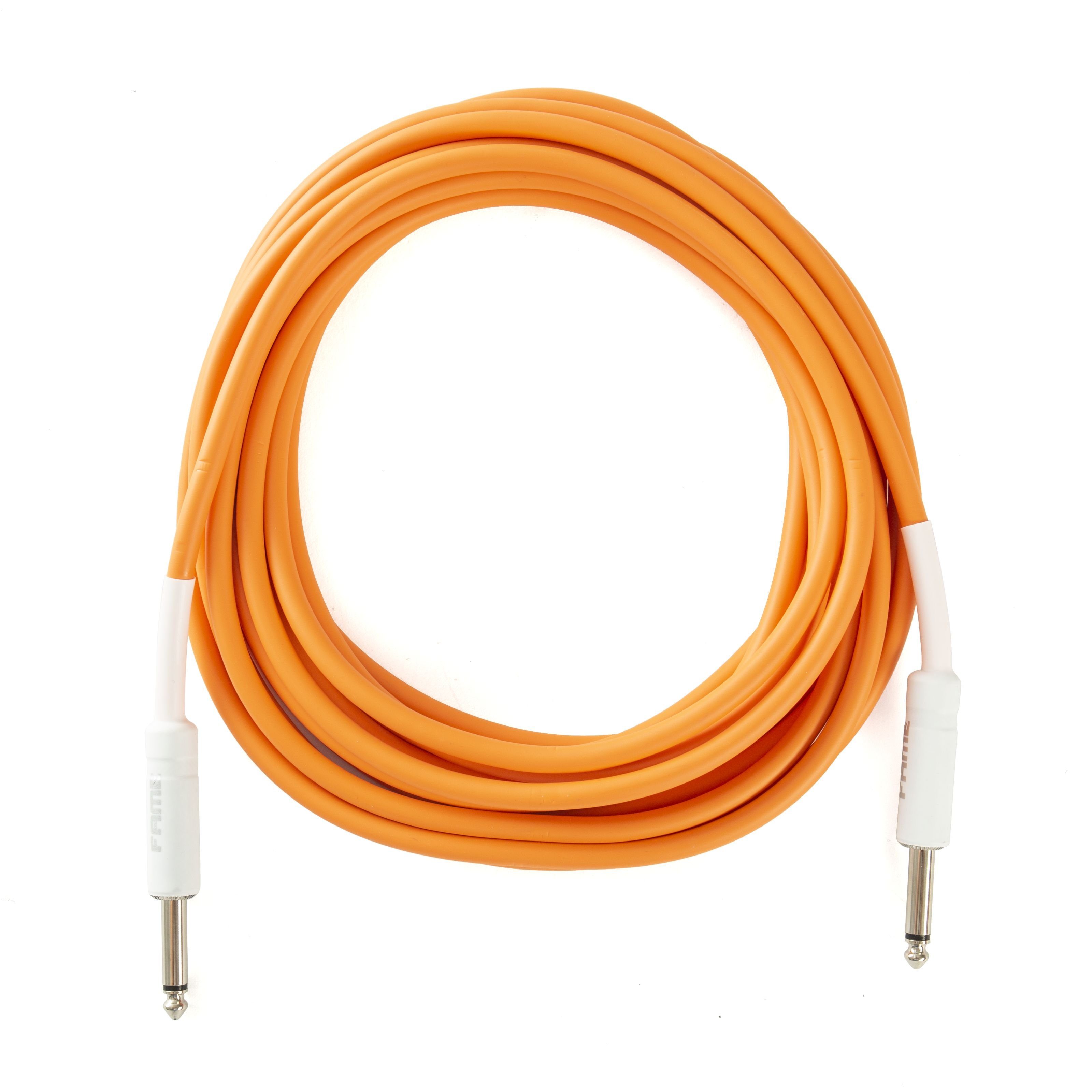 FAME Instrumentenkabel, Authentic Instrument Cable Orange 6 m - Instrumentenkabel