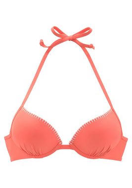 Sunseeker Push-Up-Bikini-Top Dainty, mit Häkelkante