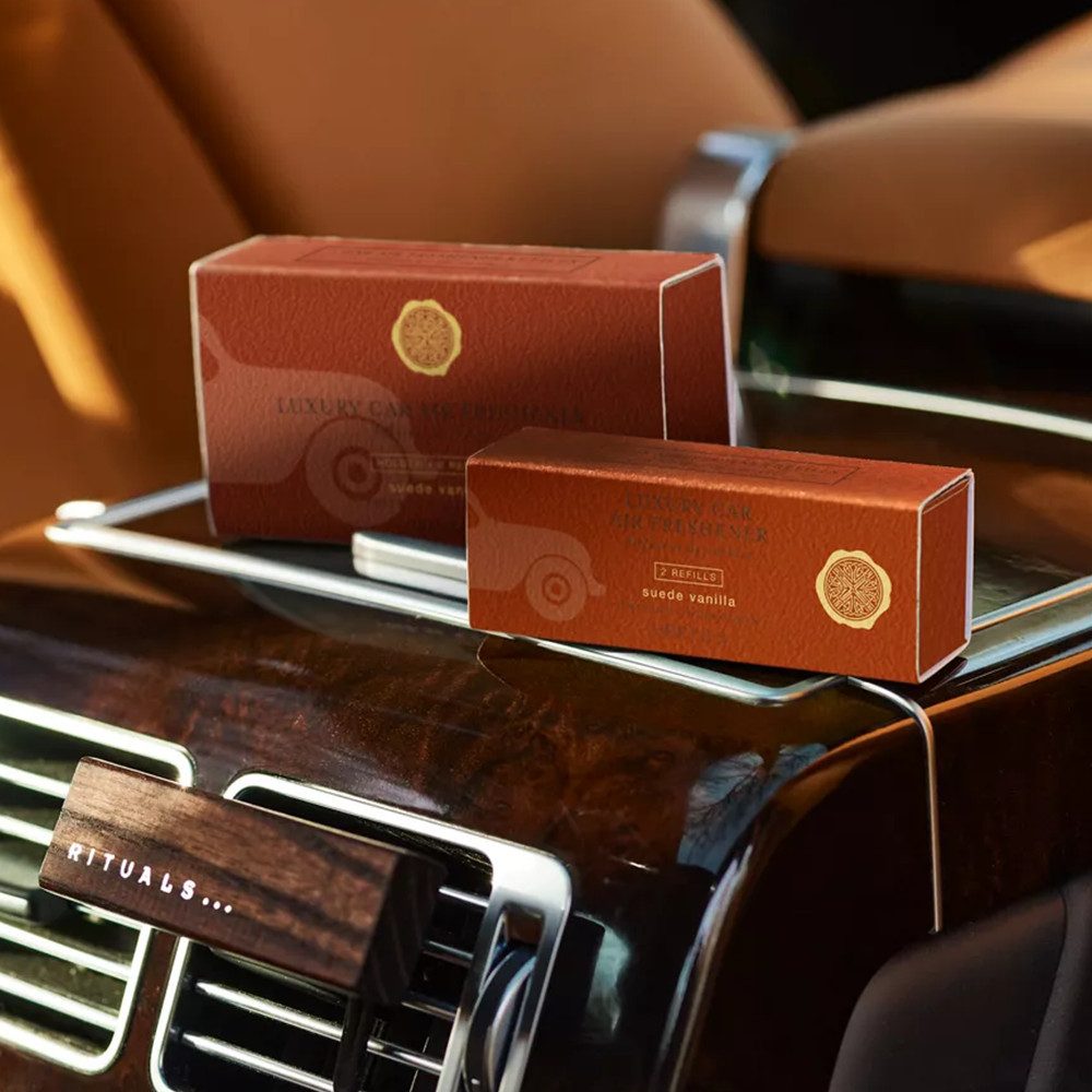 Rituals Raumduft Rituals Suede Vanilla Car Air Freshener Refill 2x3g (Sinnlicher Duft mit Vanille und Sandelholznoten, 2-St)