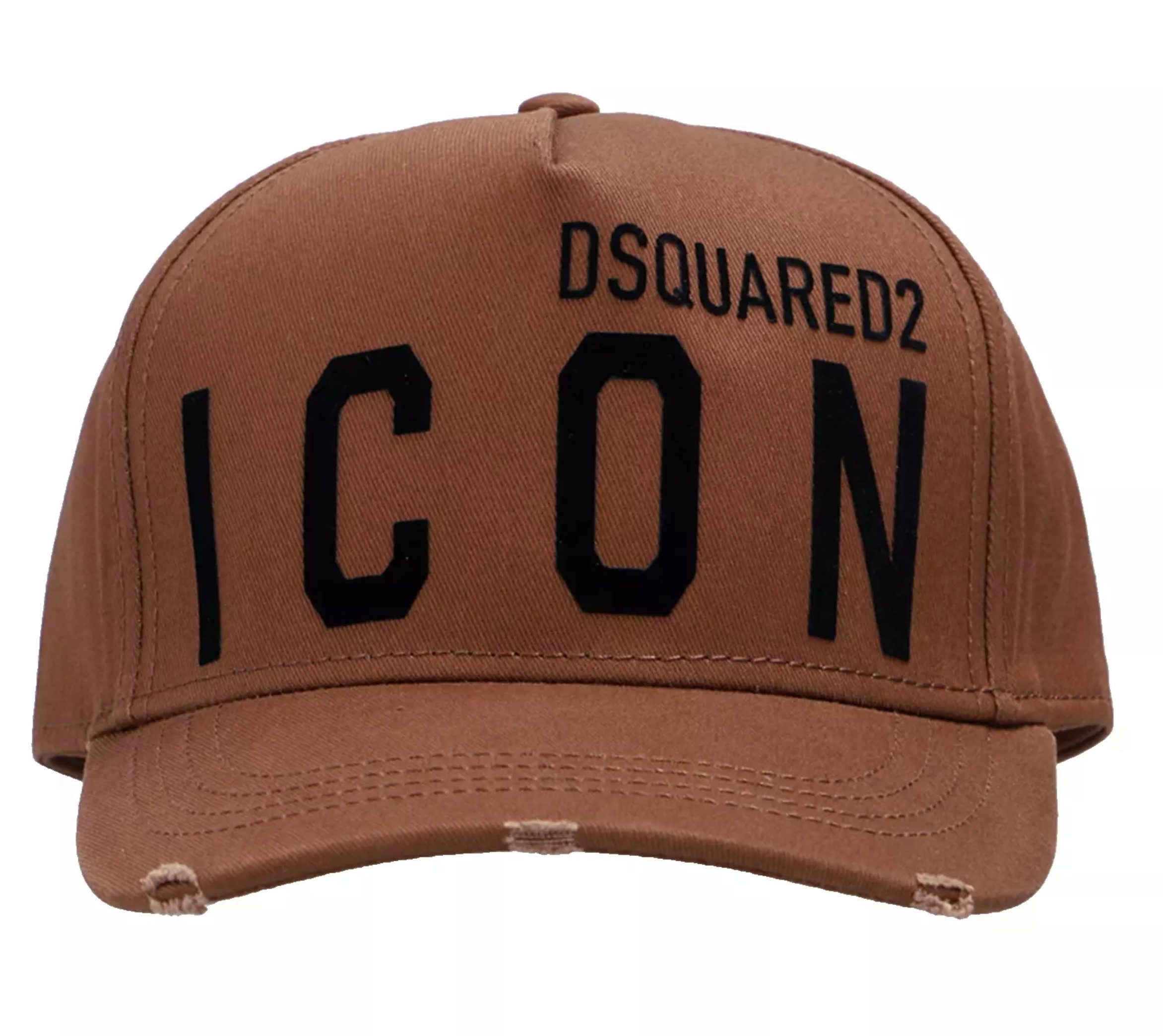 Casquette DSquared2 Icon Contour - Baseball, Coton, Réglable, Logo, Couleur Noir